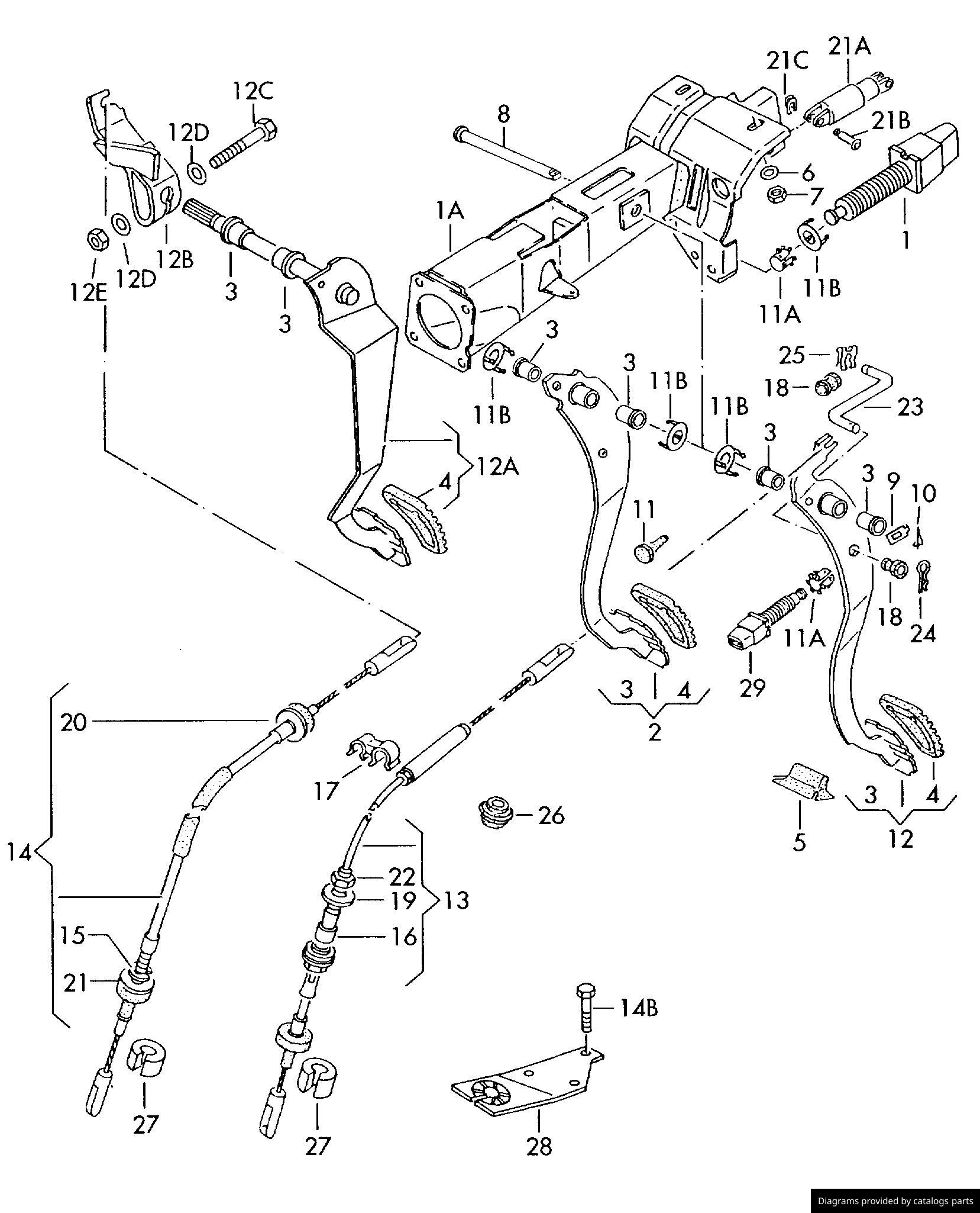 Car part diagram