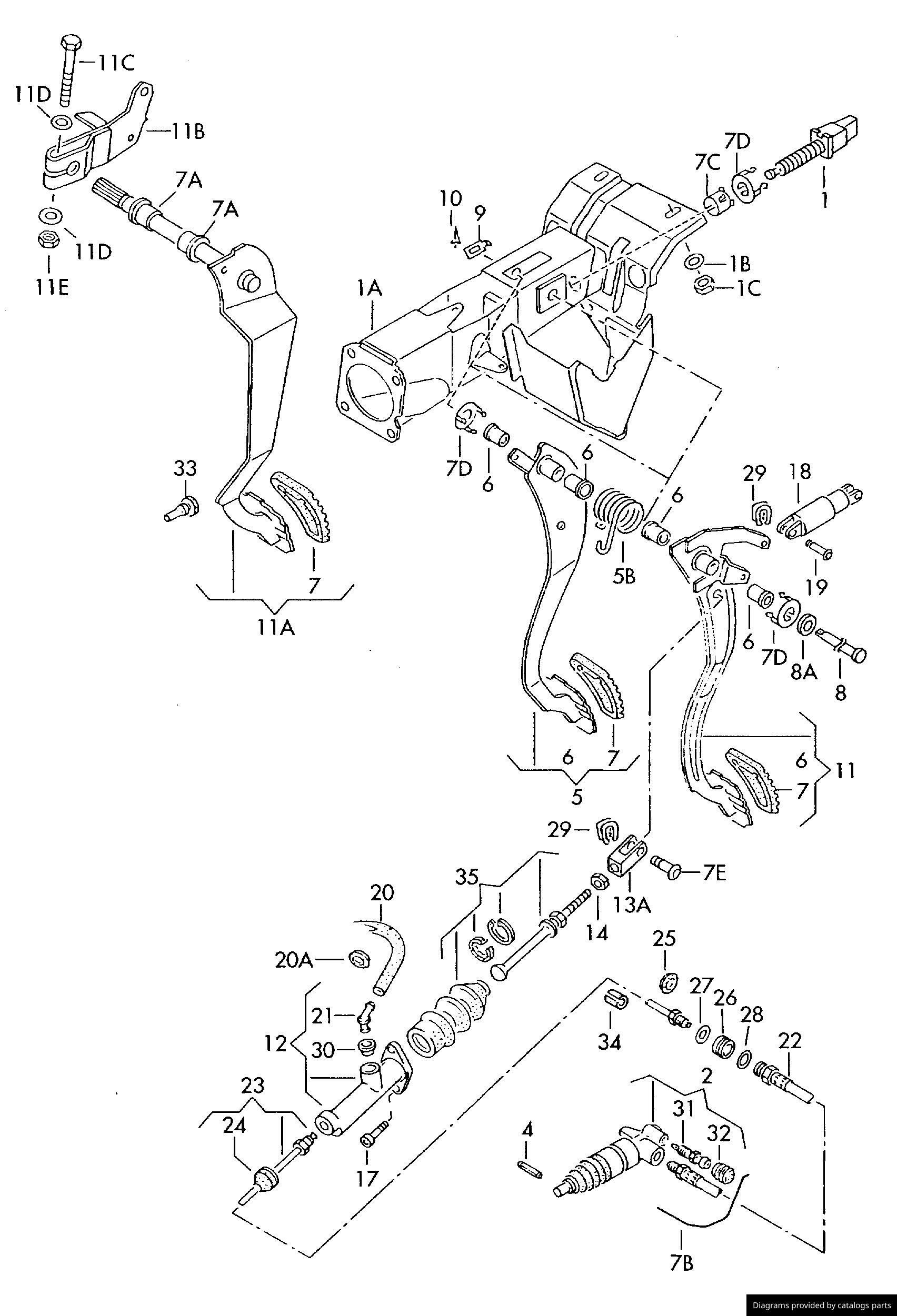 Car part diagram