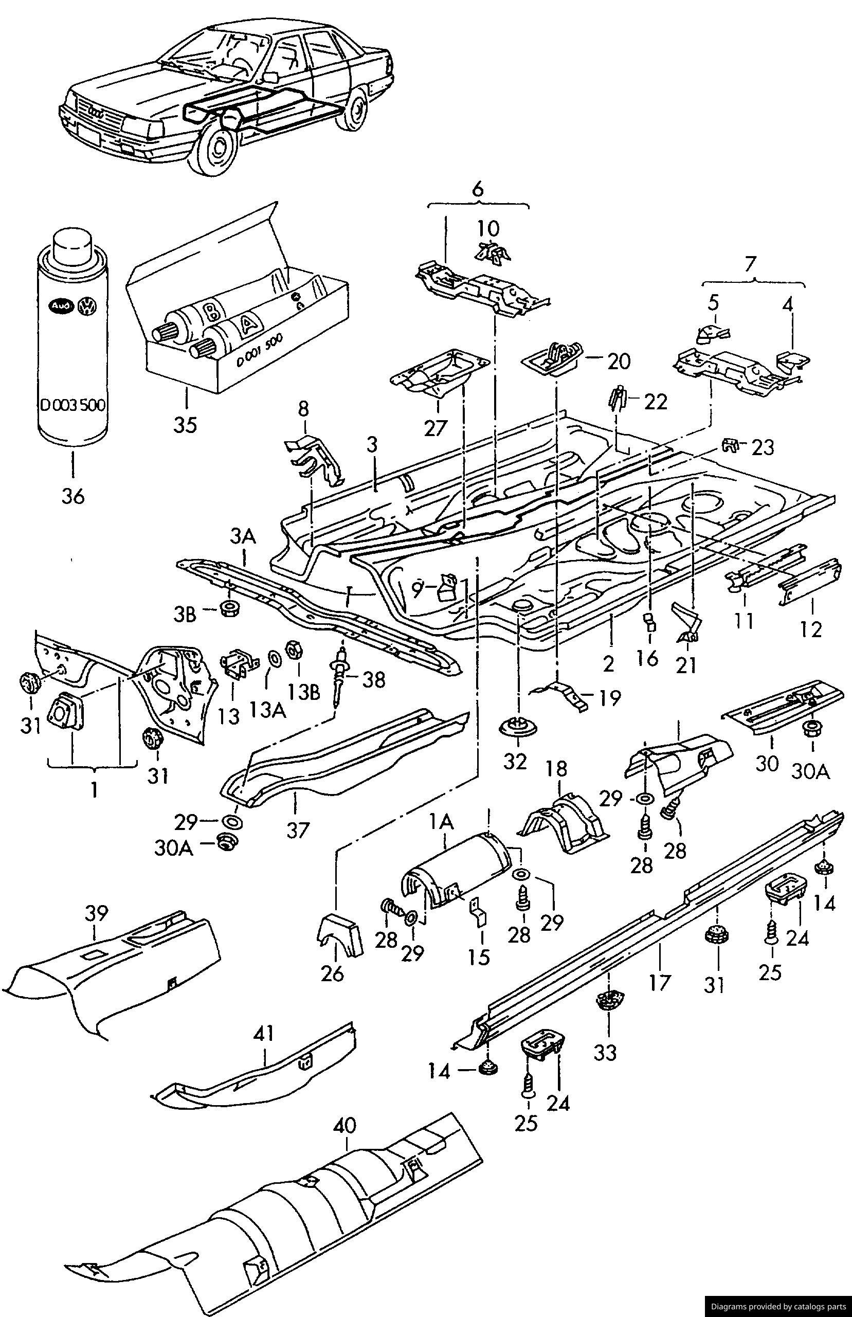 Car part diagram