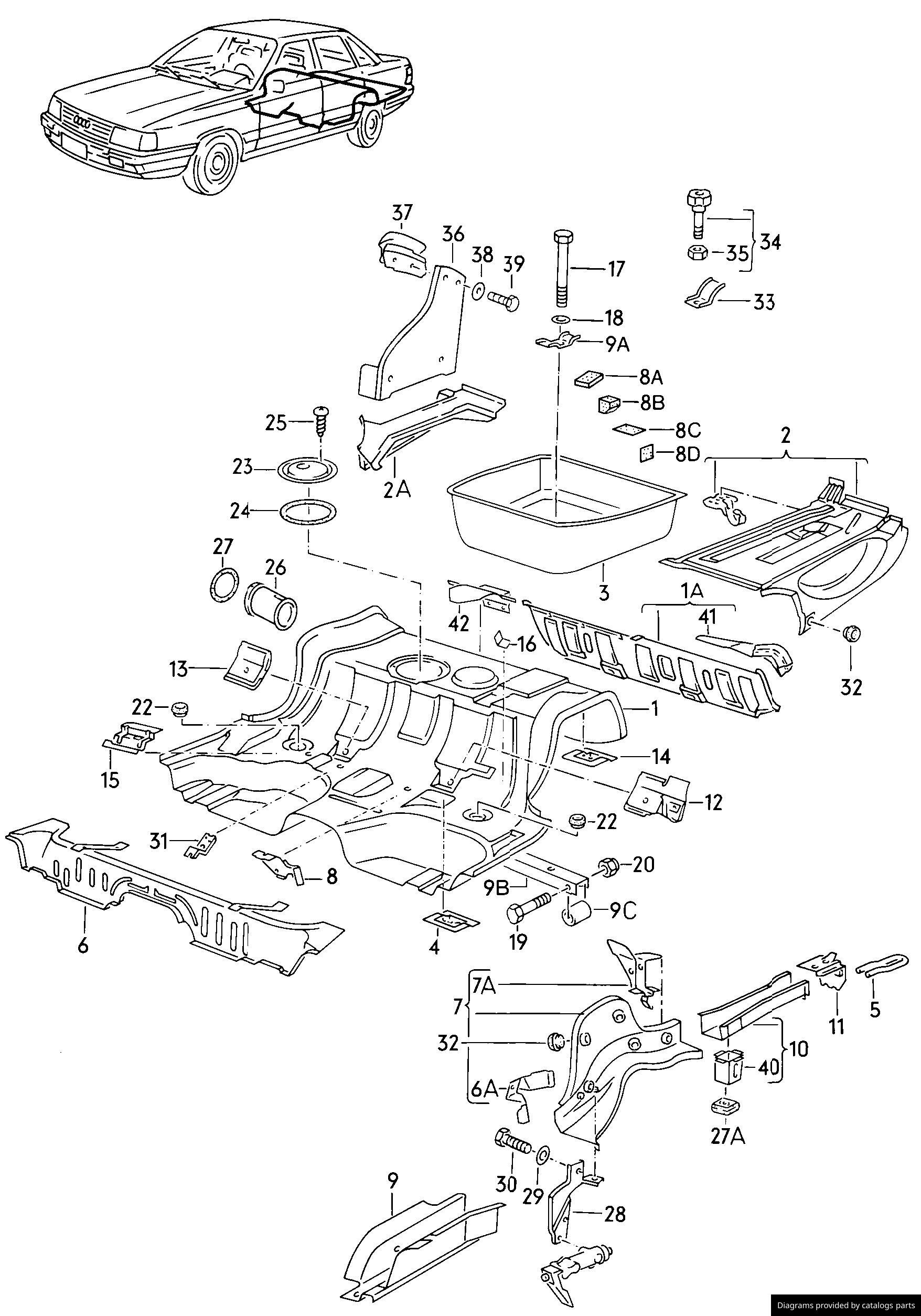 Car part diagram