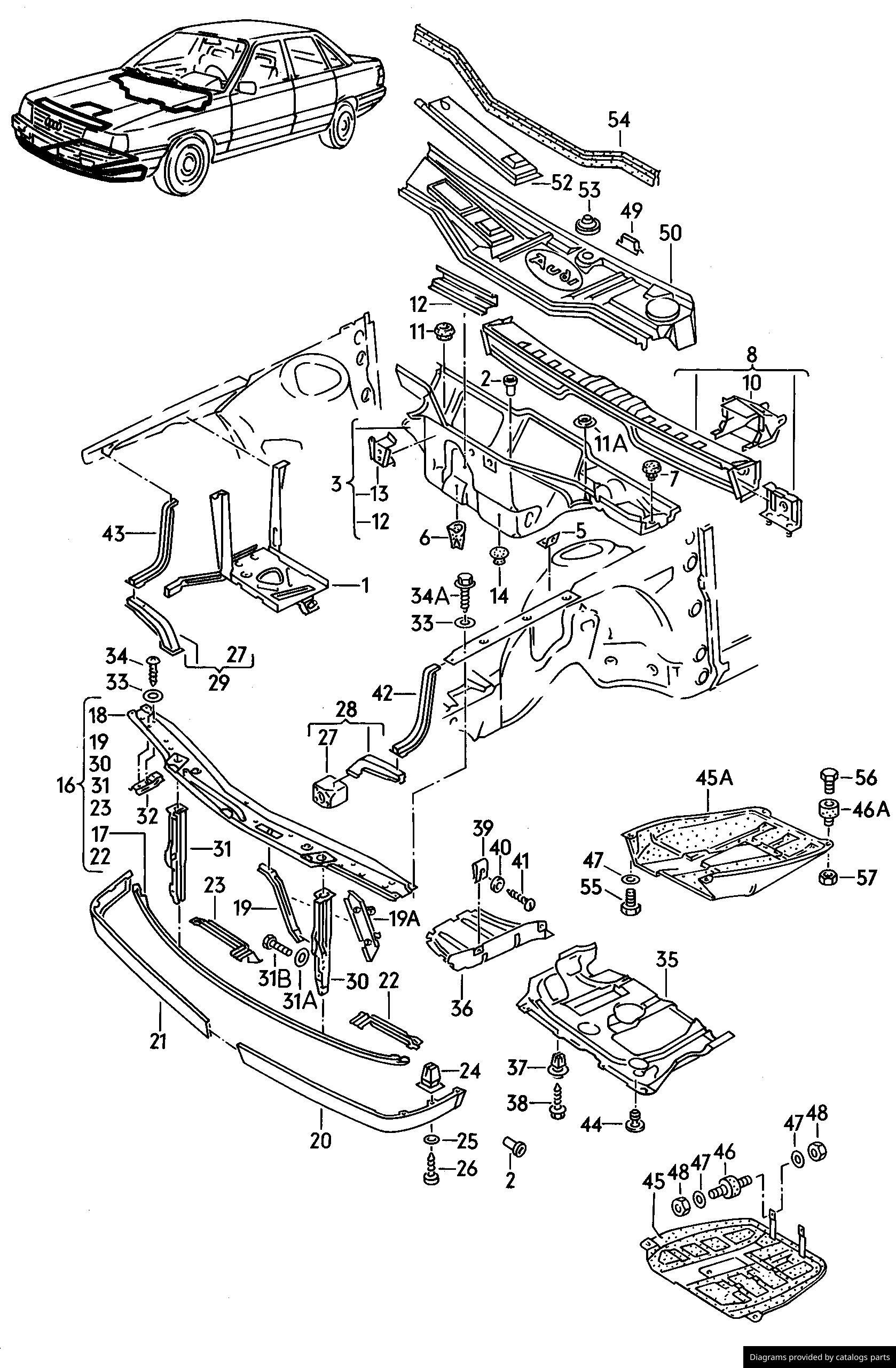 Car part diagram