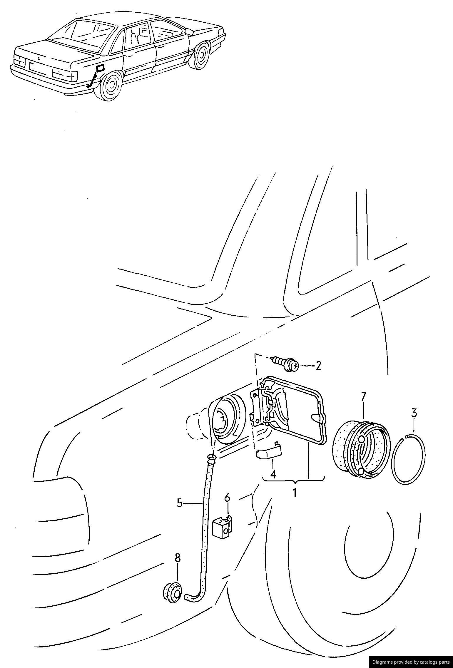 Car part diagram