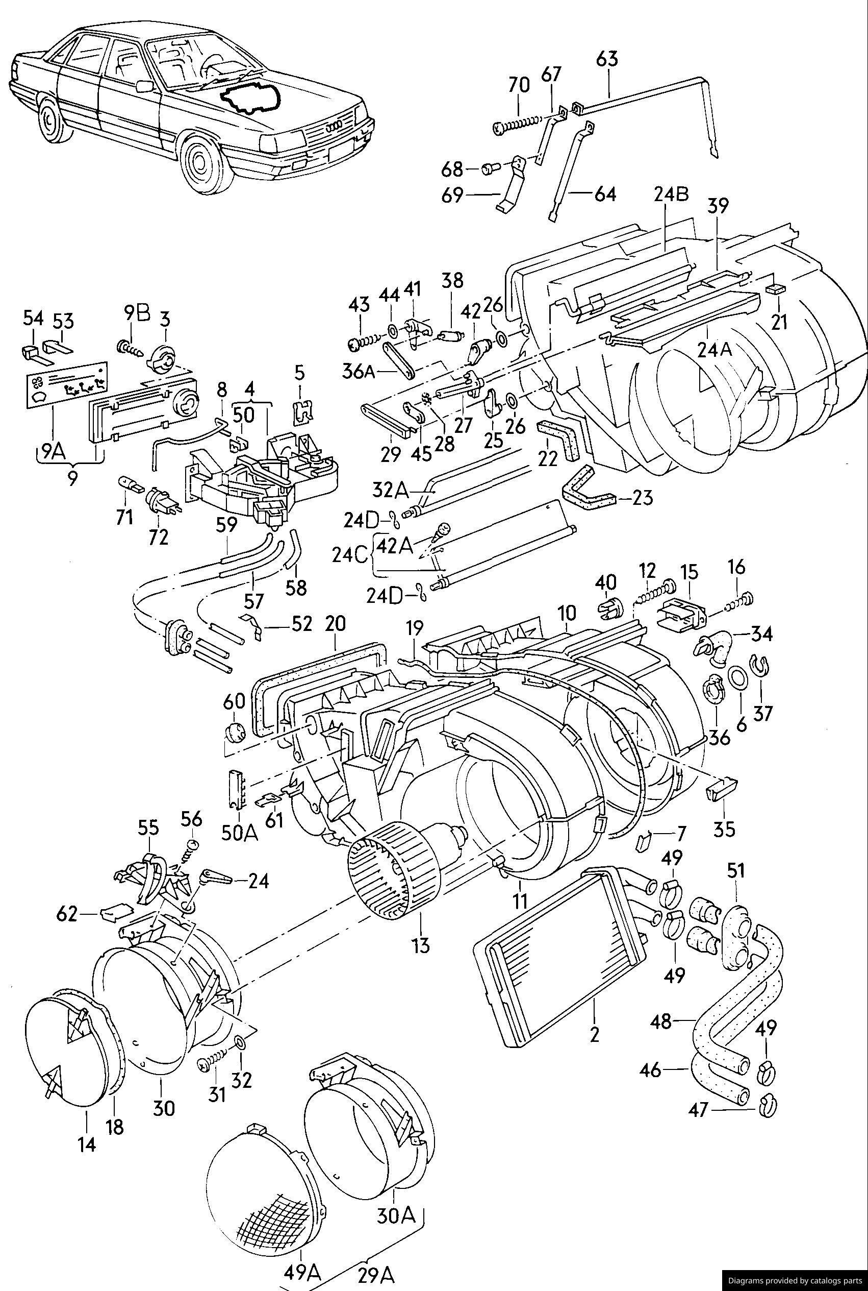 Car part diagram