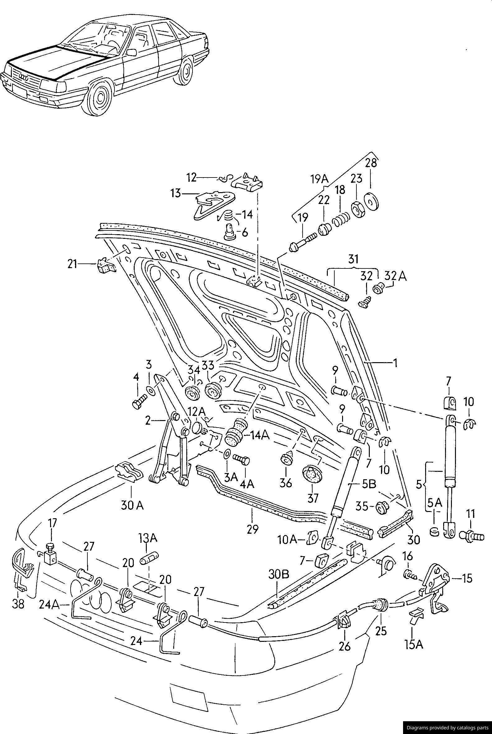 Car part diagram