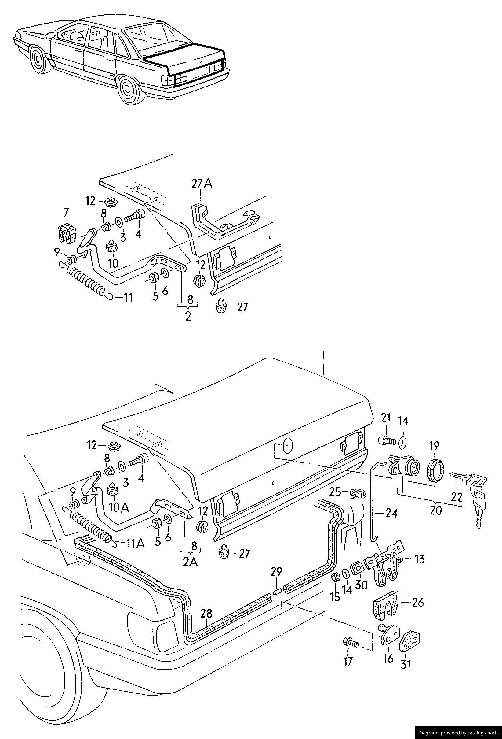 Car part diagram