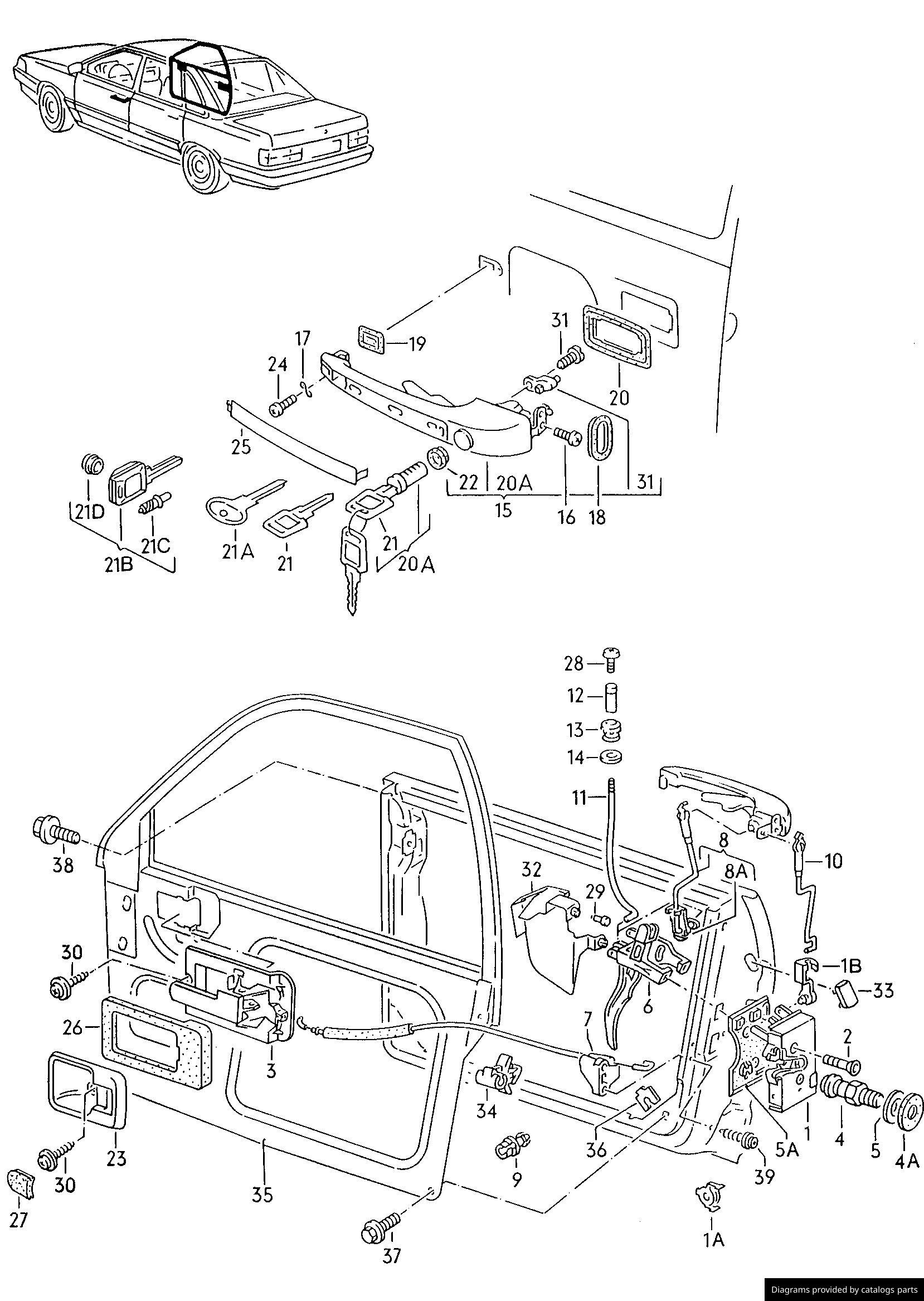 Car part diagram