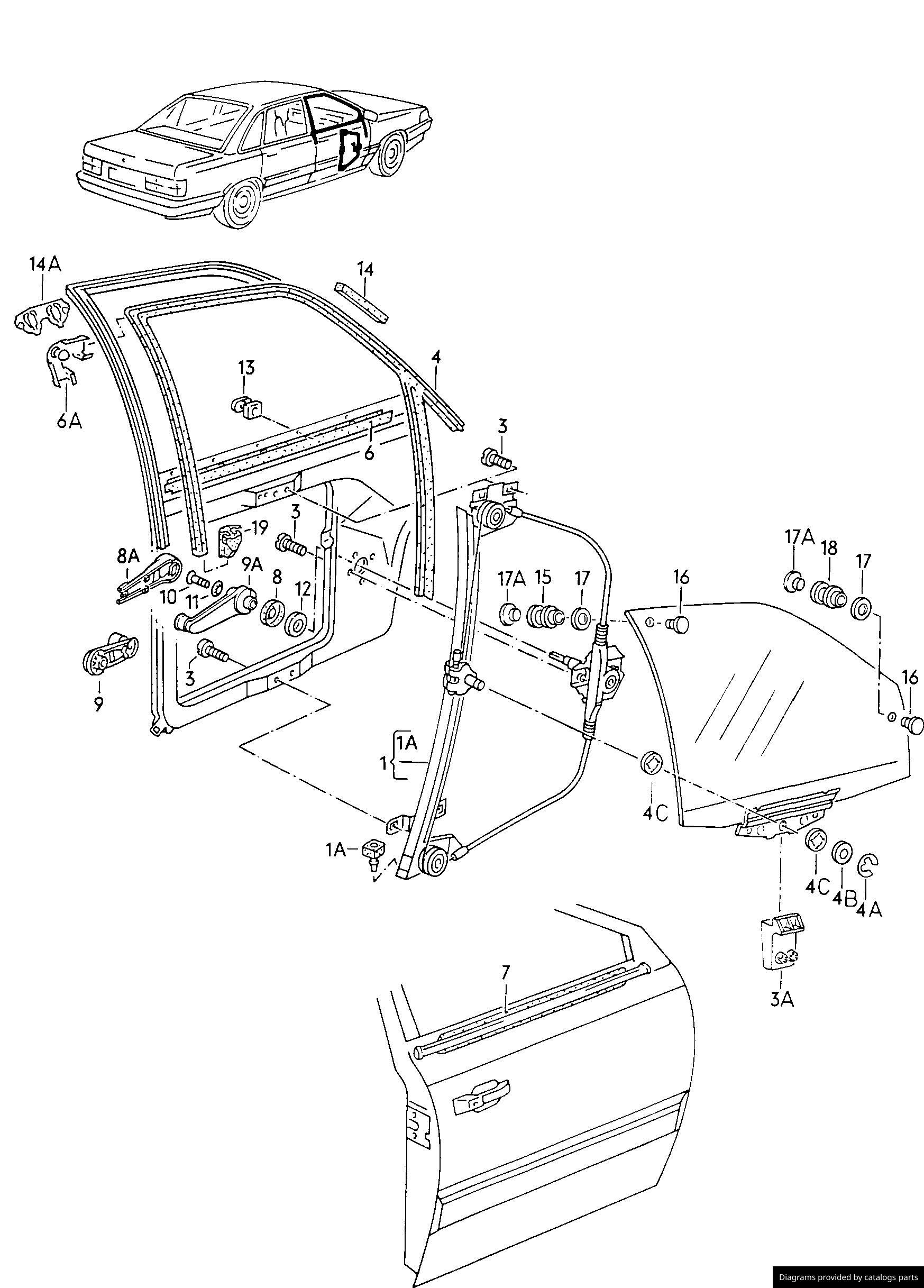 Car part diagram