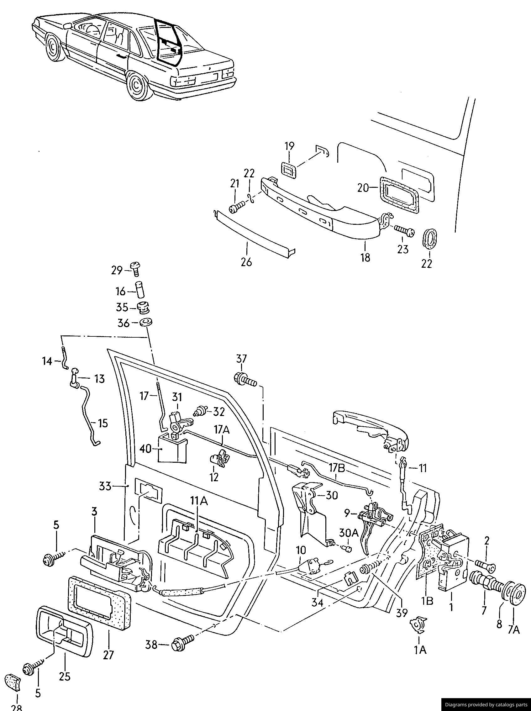 Car part diagram