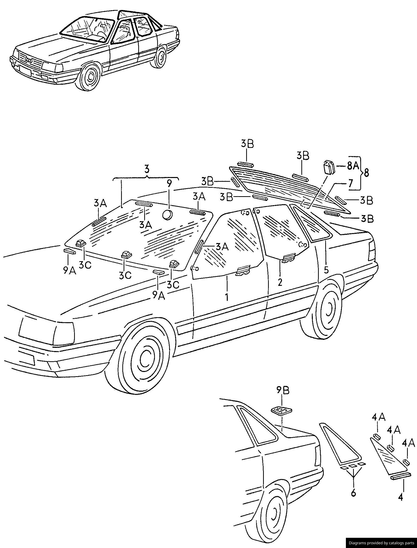 Car part diagram