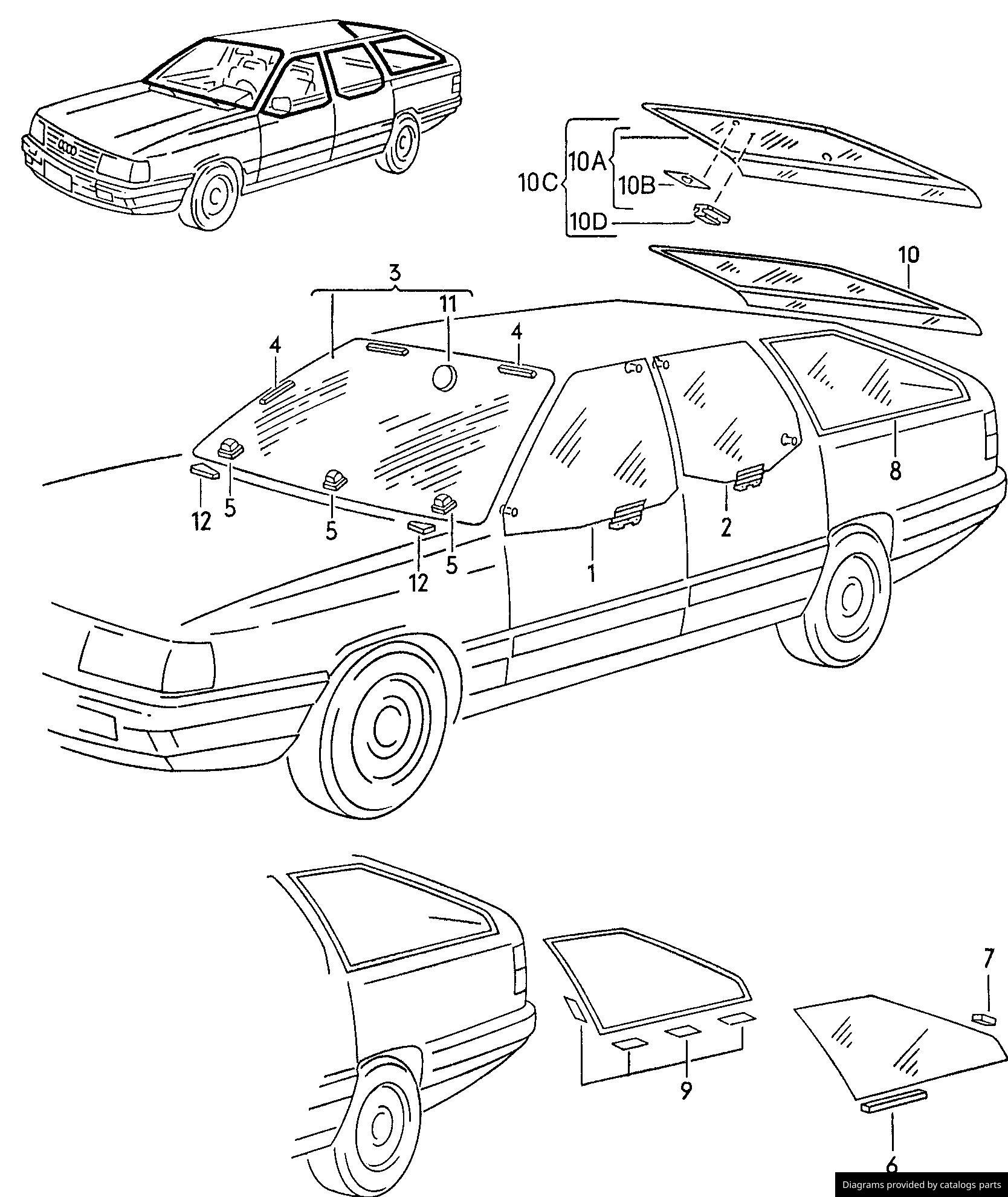 Car part diagram