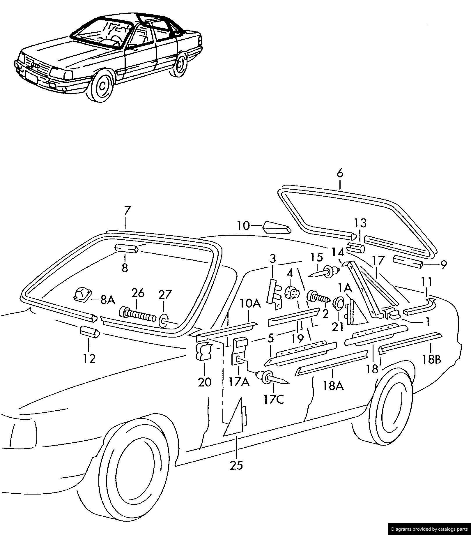 Car part diagram