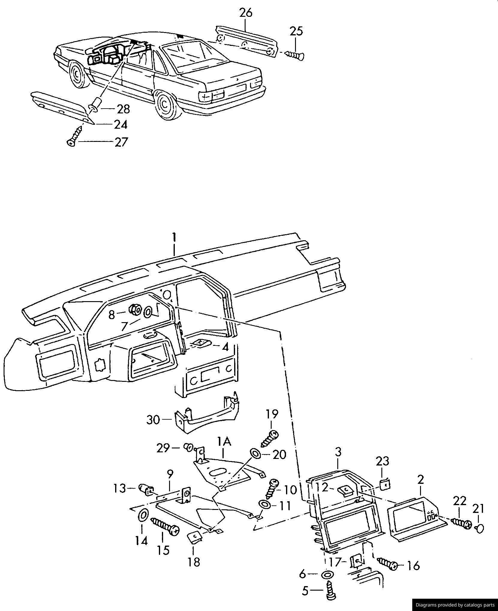 Car part diagram