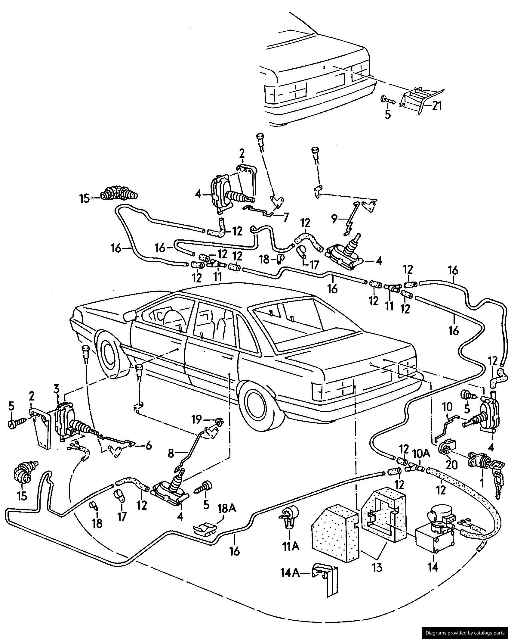 Car part diagram