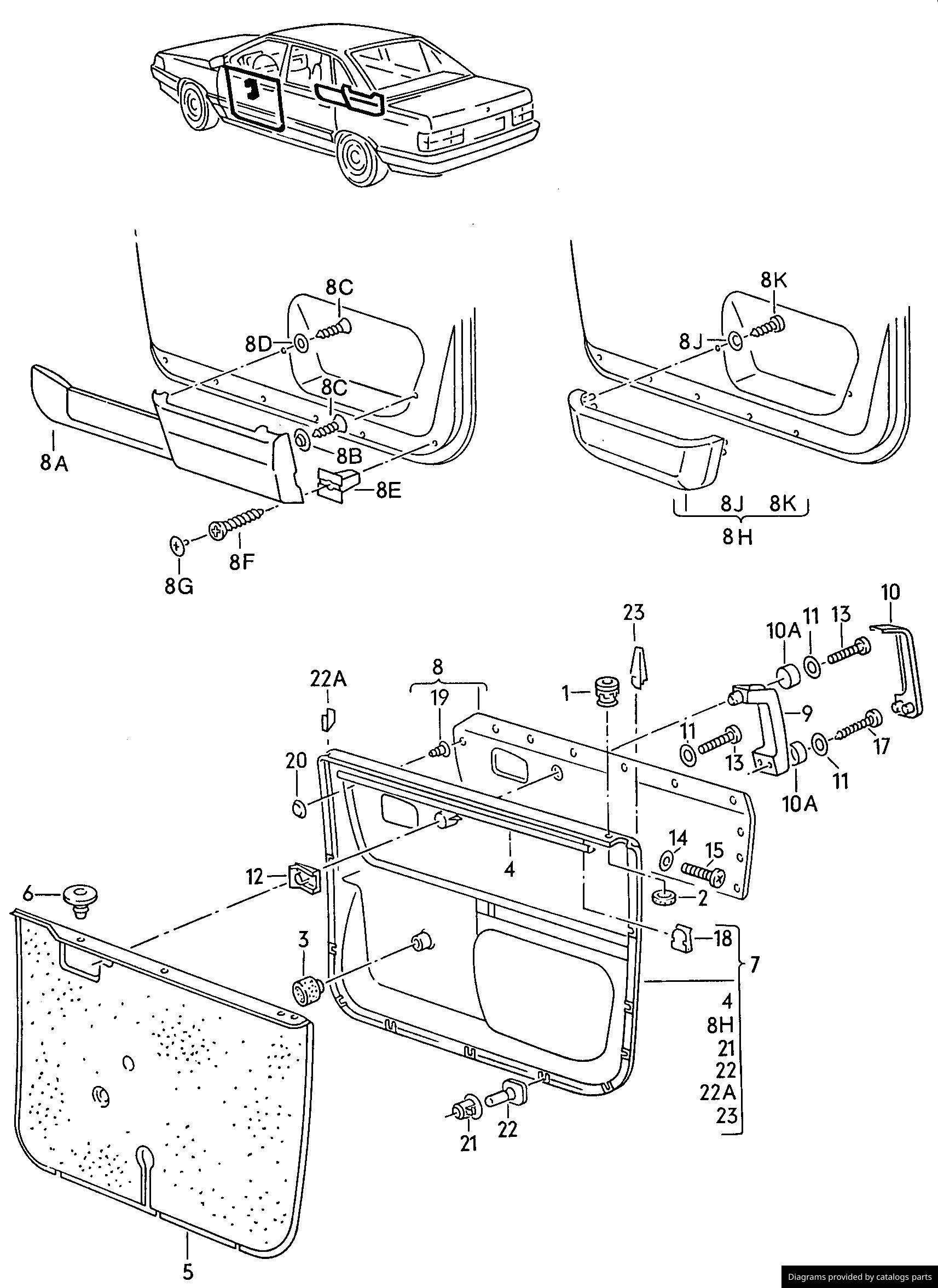 Car part diagram