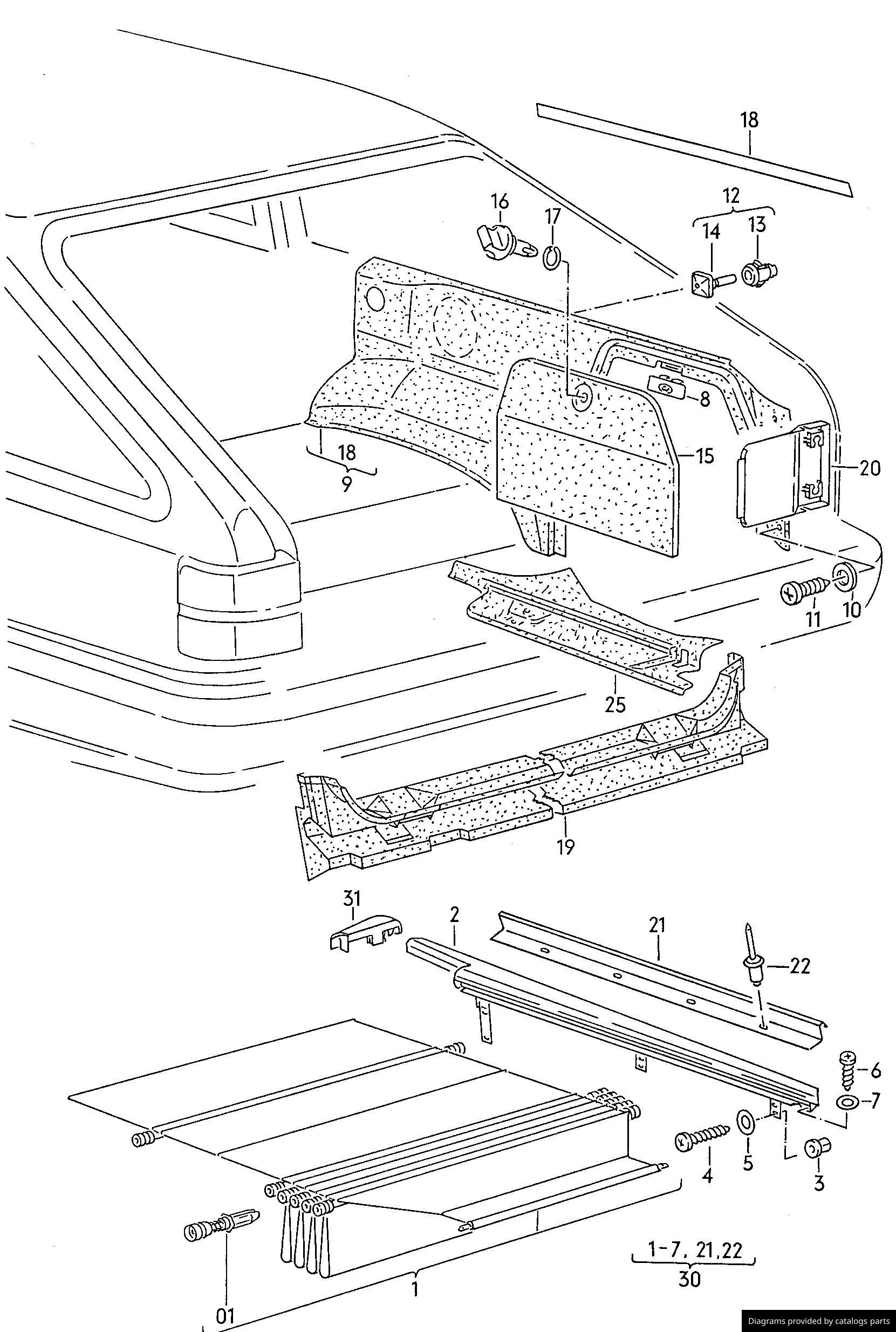 Car part diagram