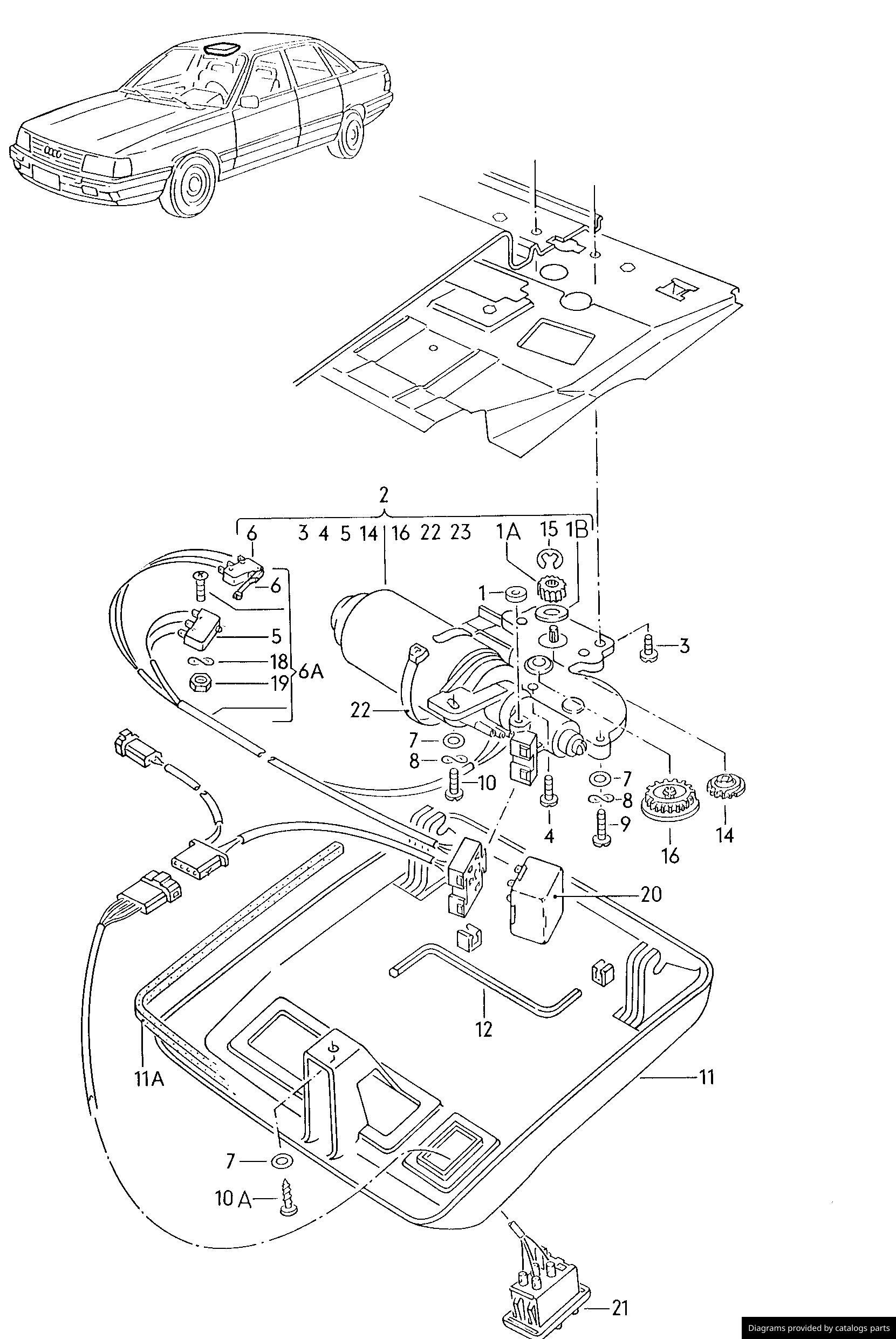 Car part diagram