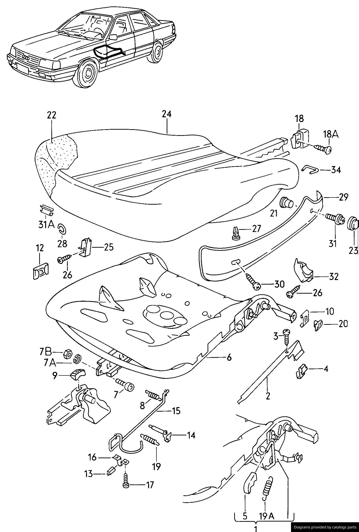 Car part diagram
