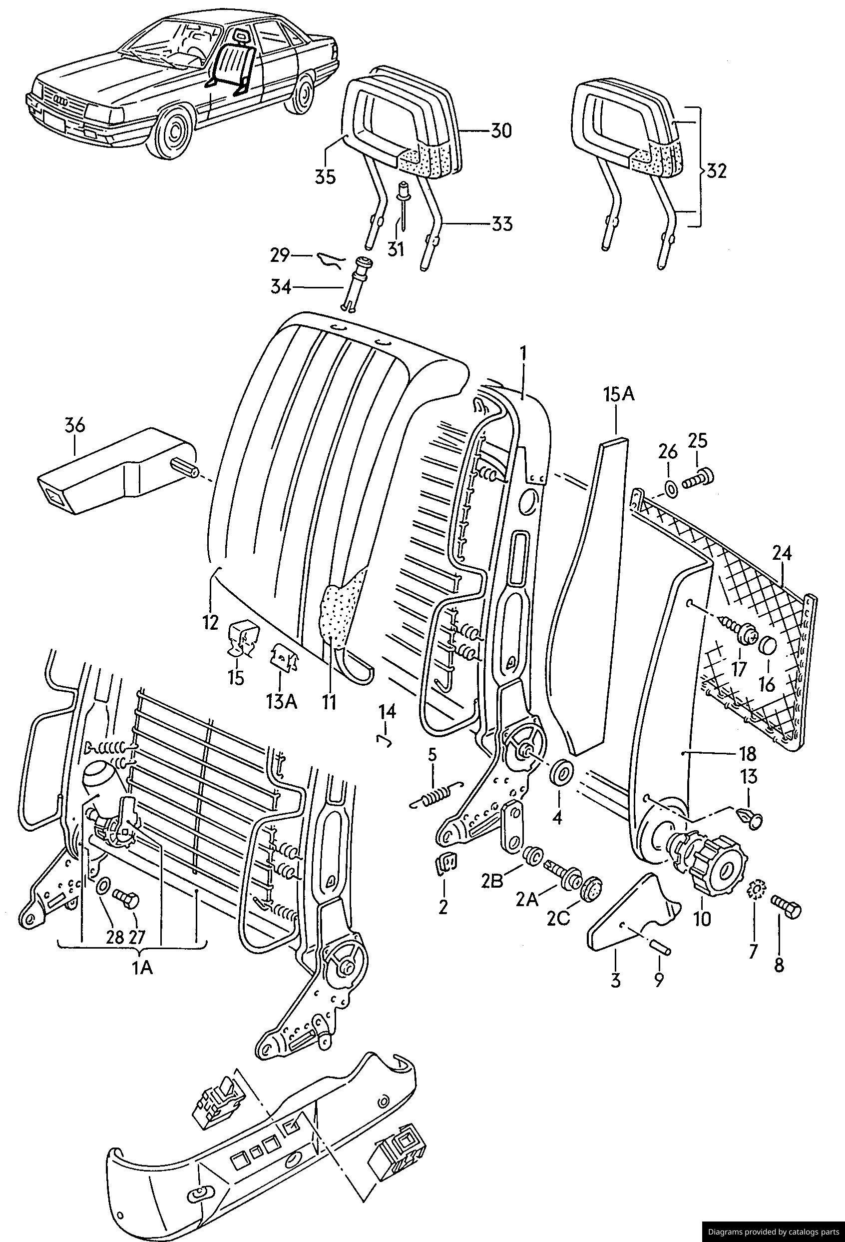 Car part diagram