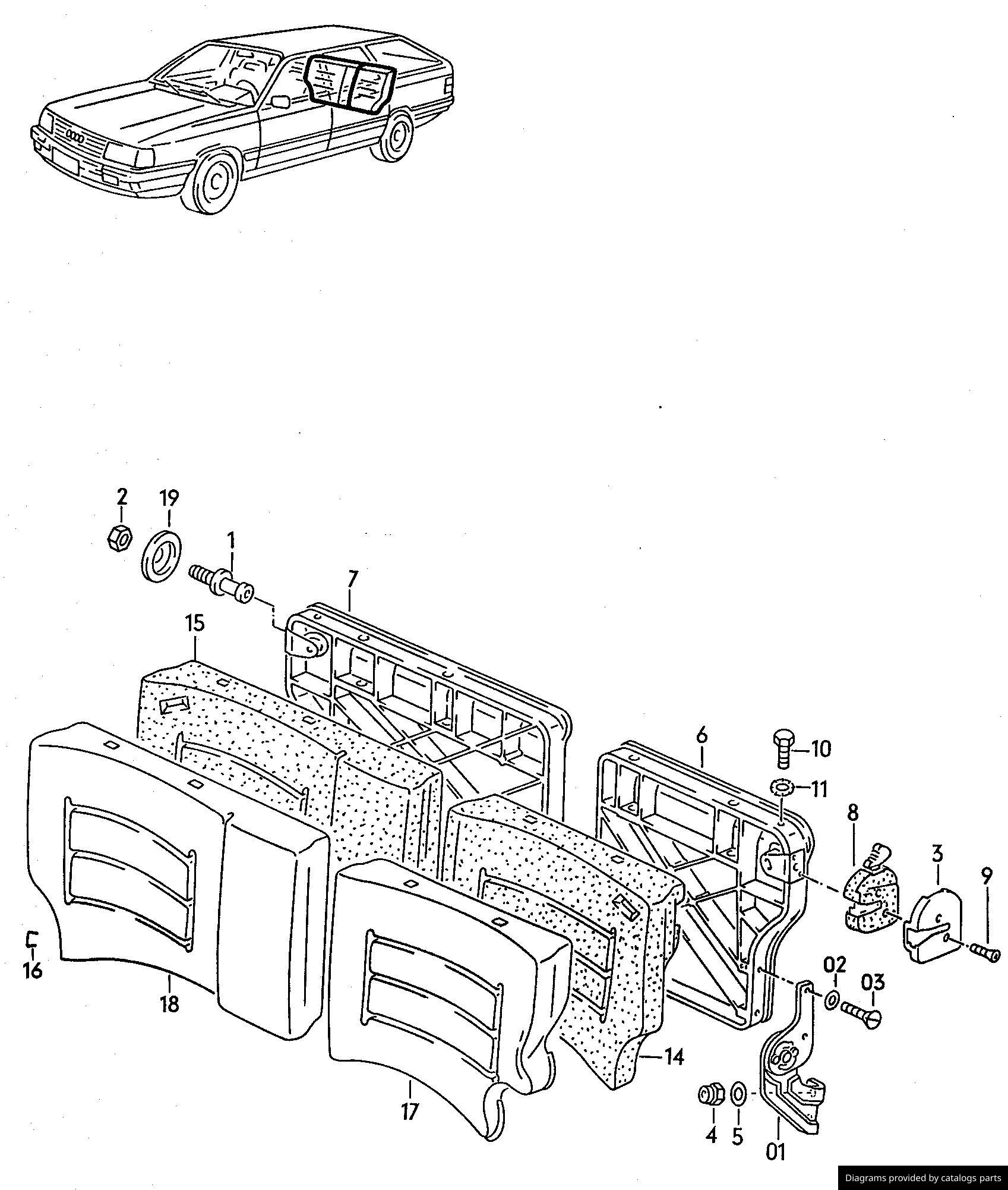 Car part diagram