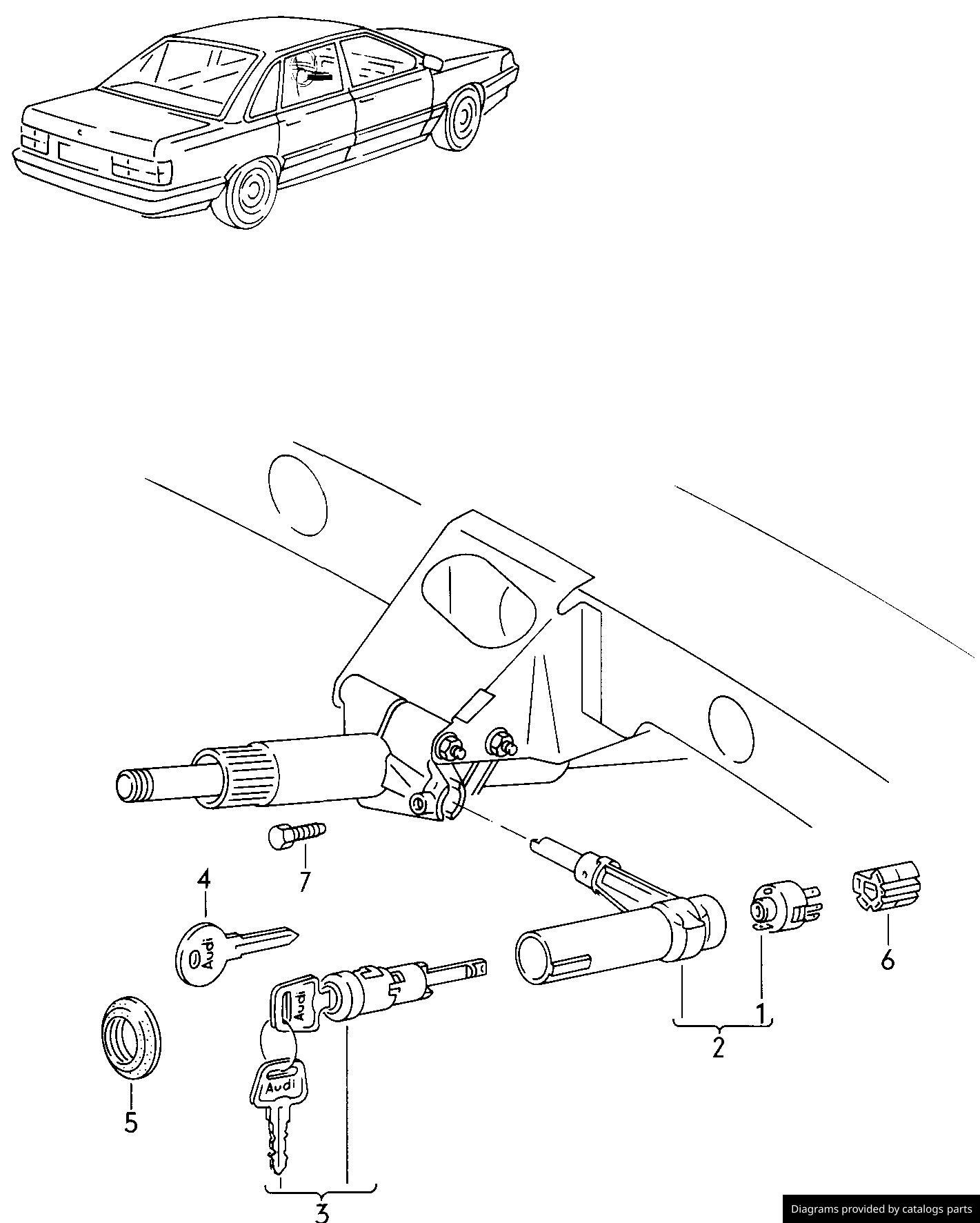 Car part diagram