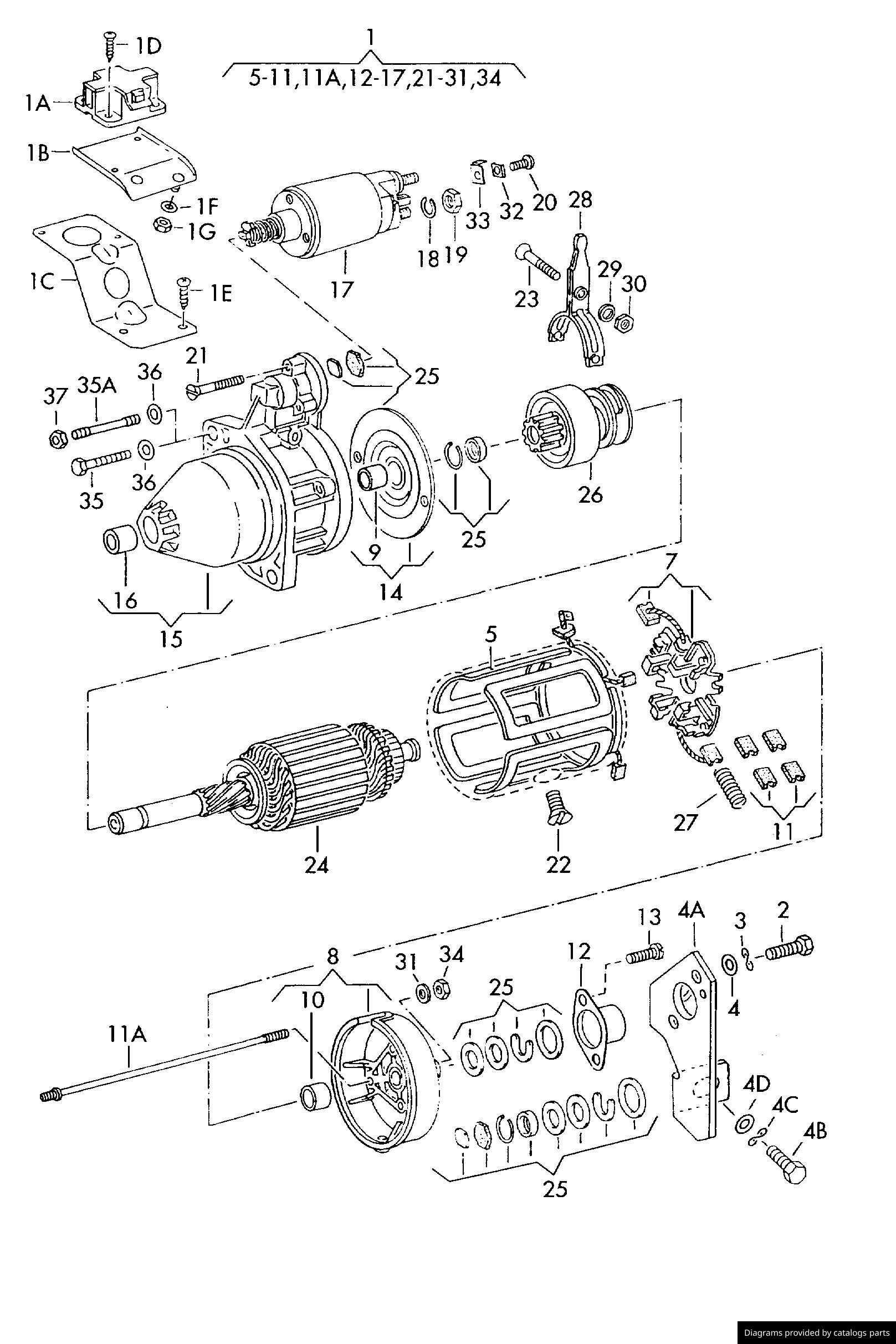 Car part diagram