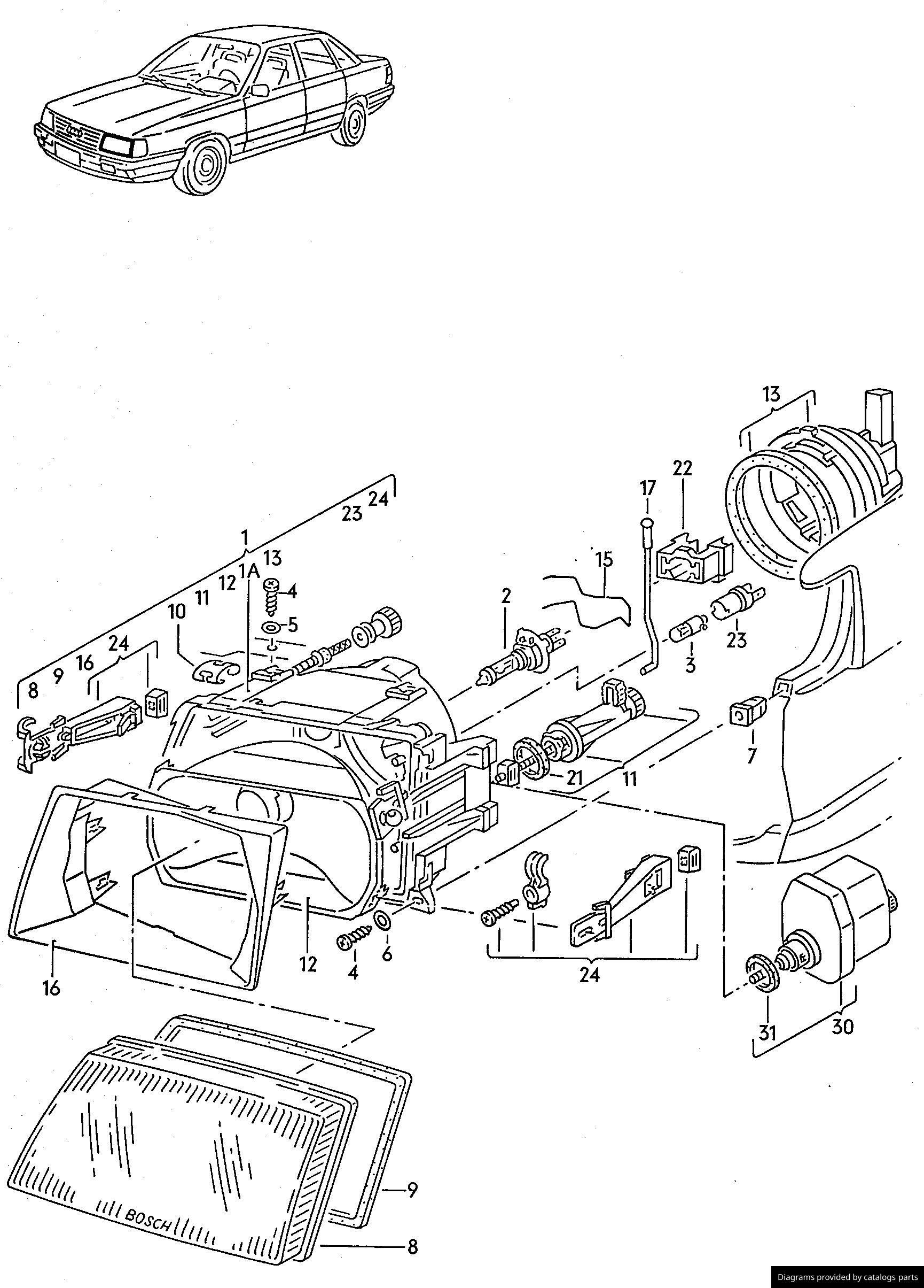 Car part diagram