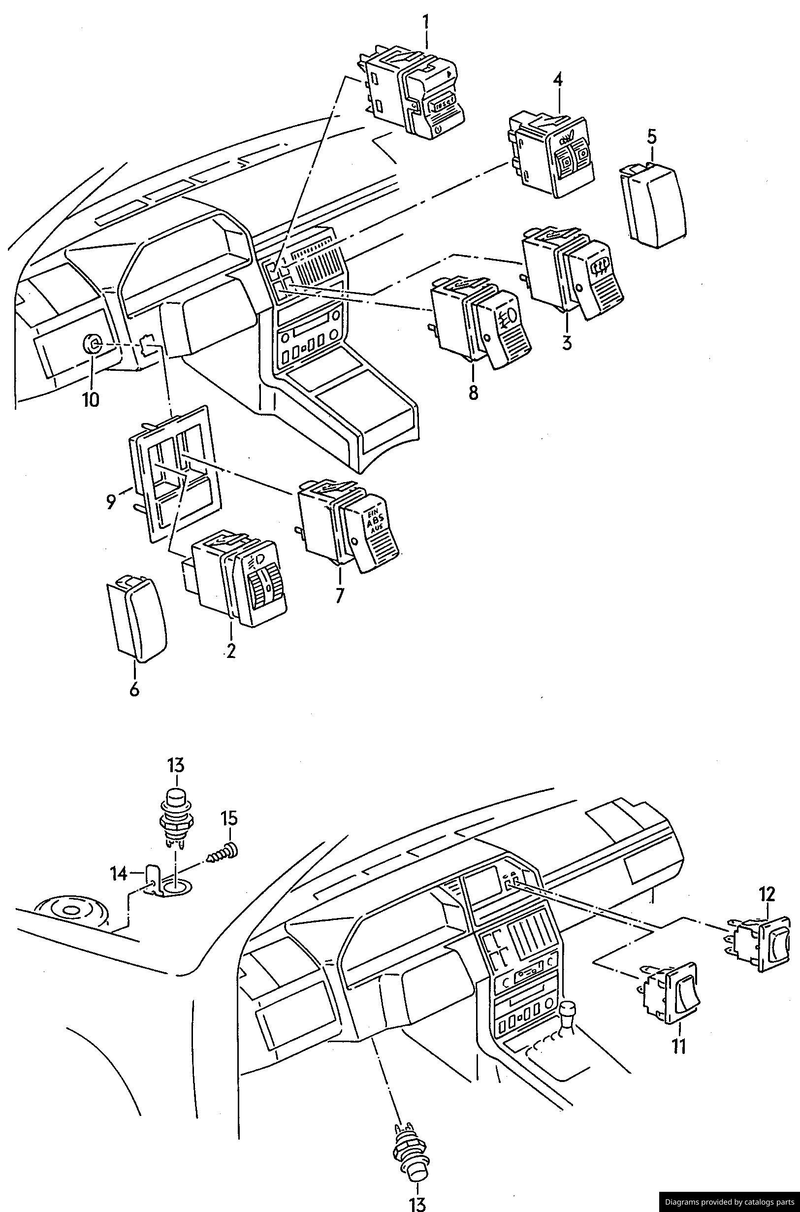 Car part diagram