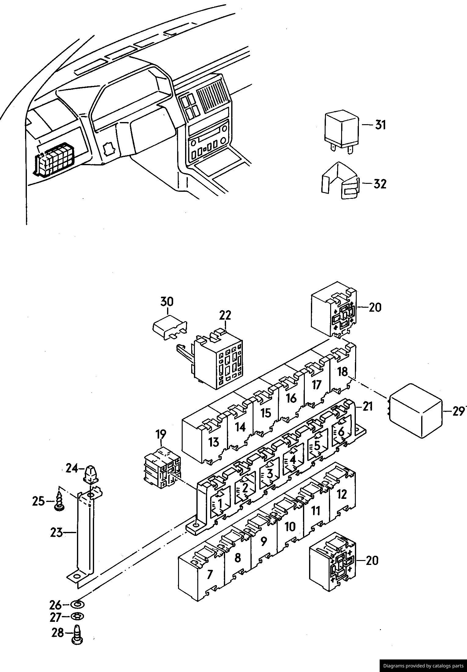 Car part diagram
