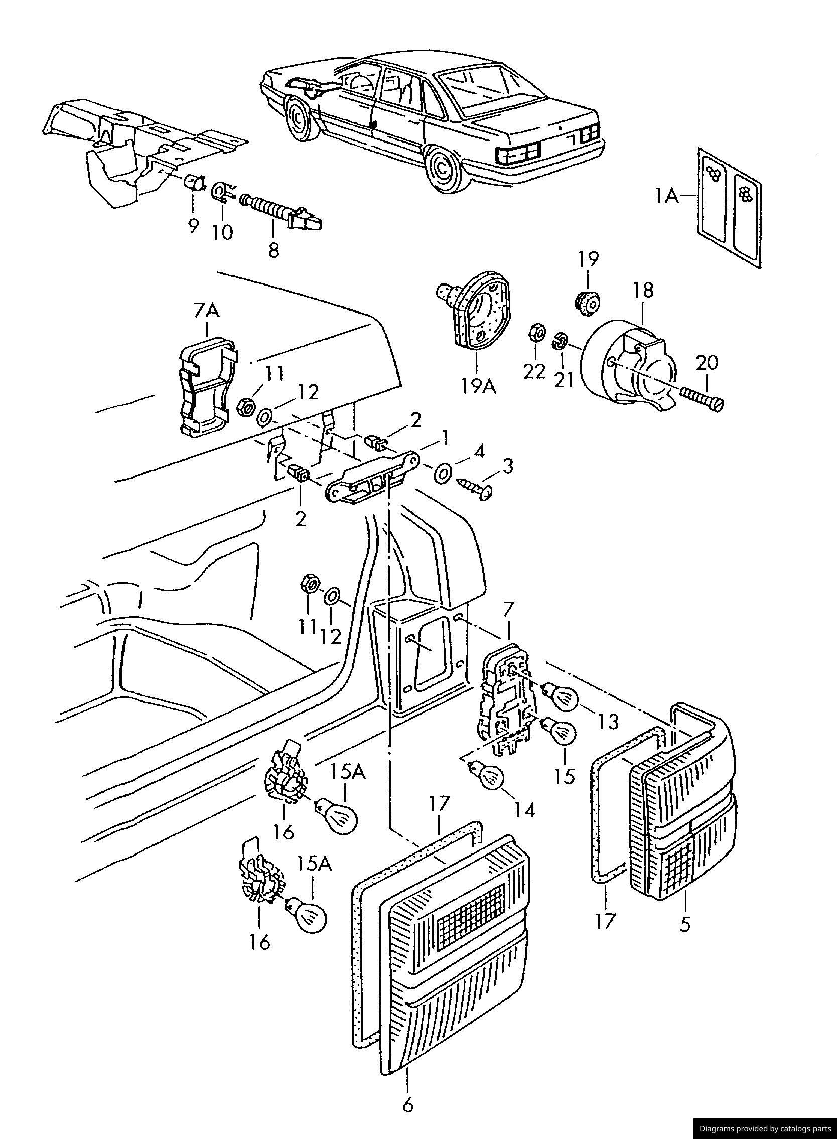 Car part diagram