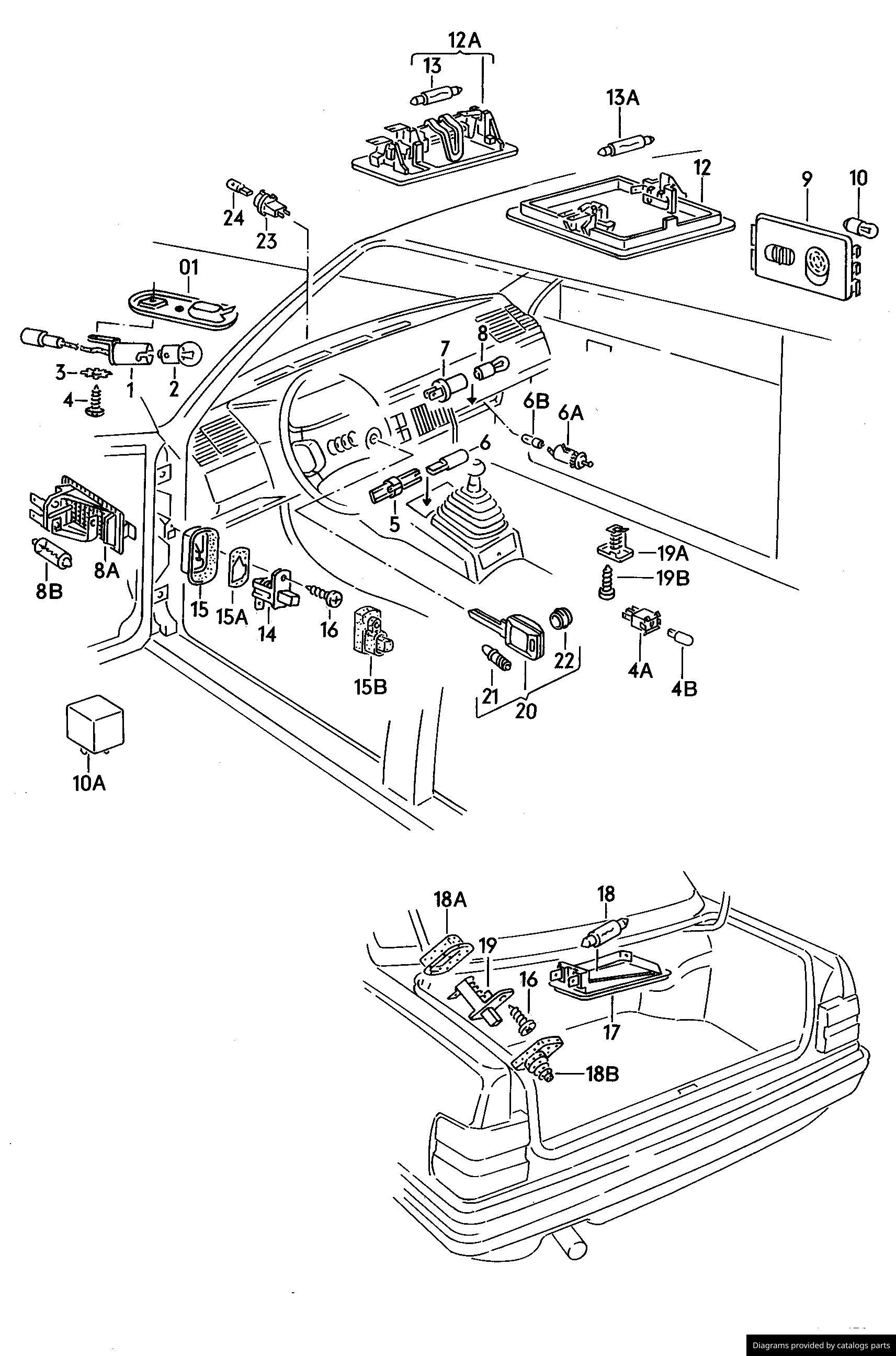 Car part diagram