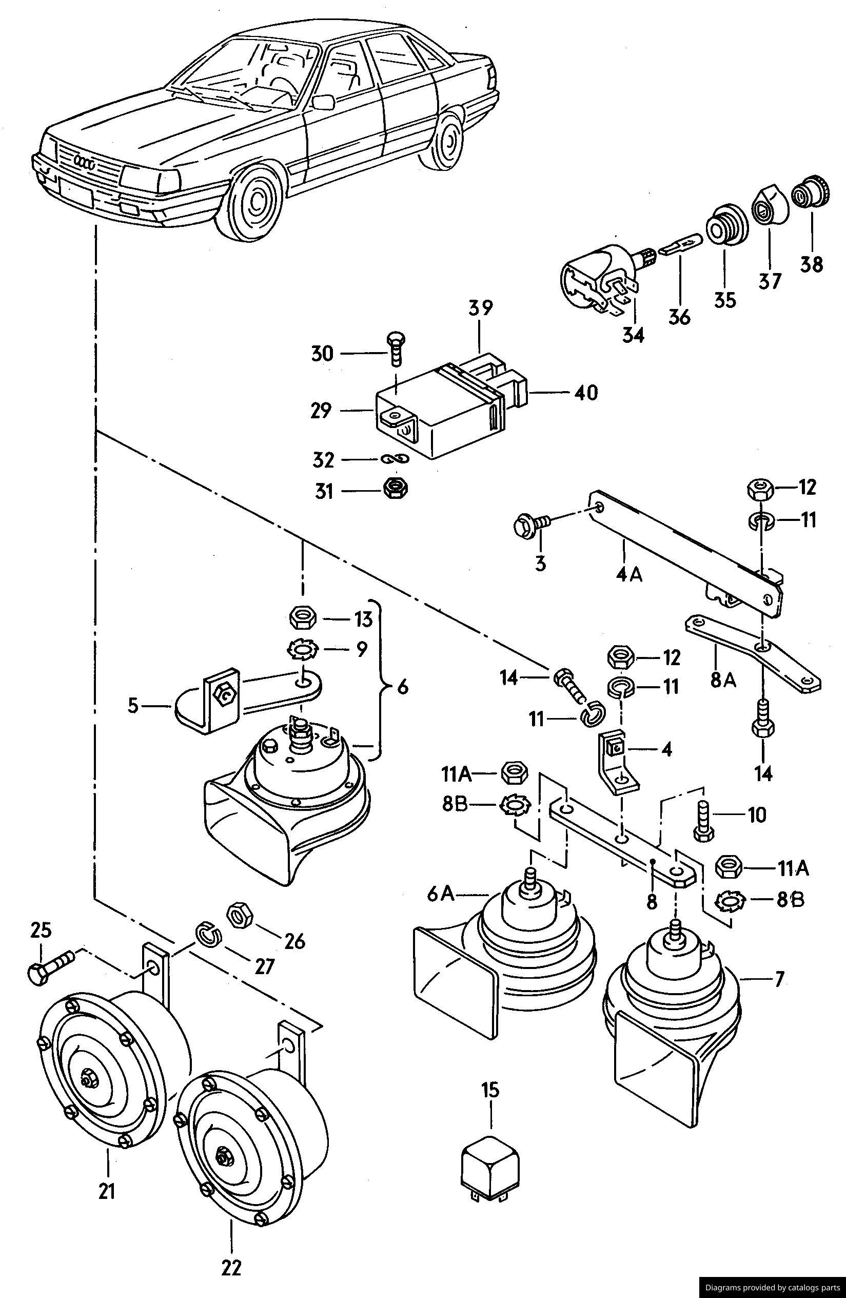 Car part diagram