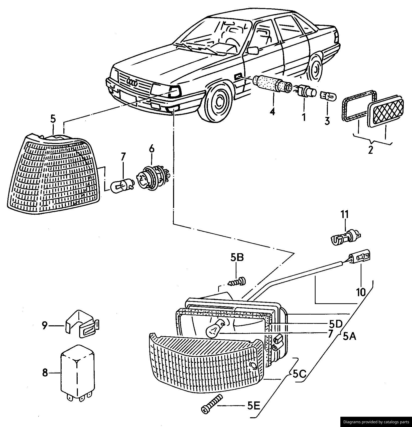 Car part diagram