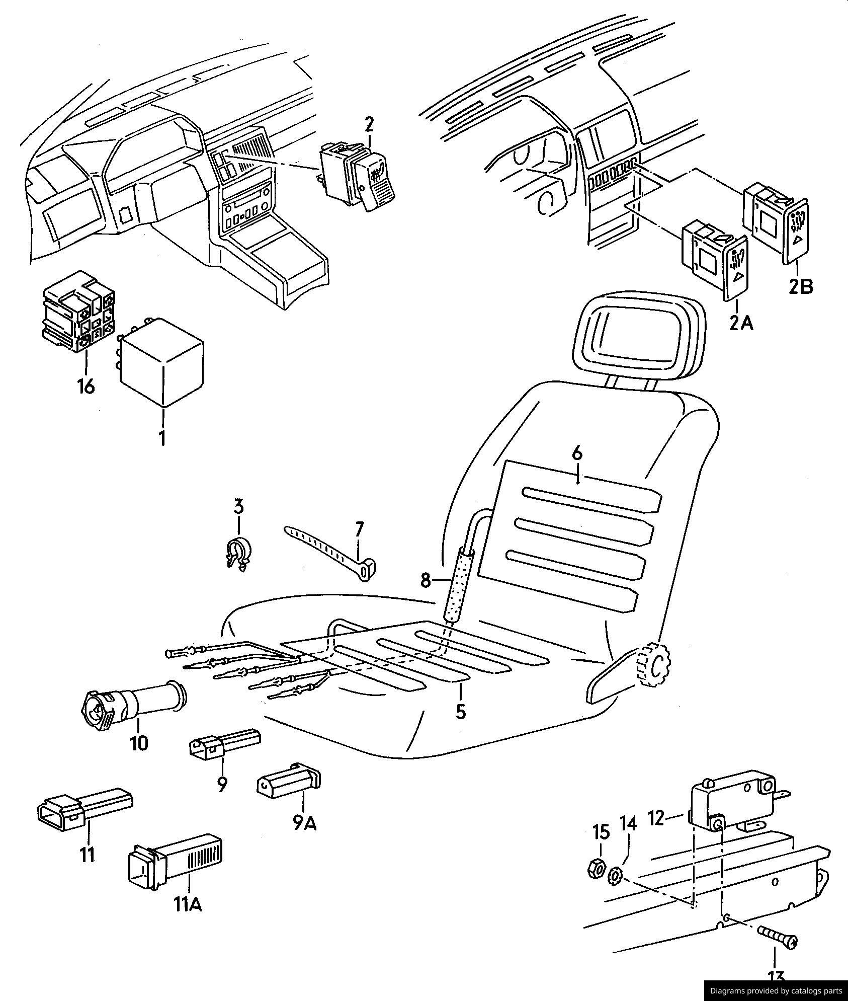 Car part diagram