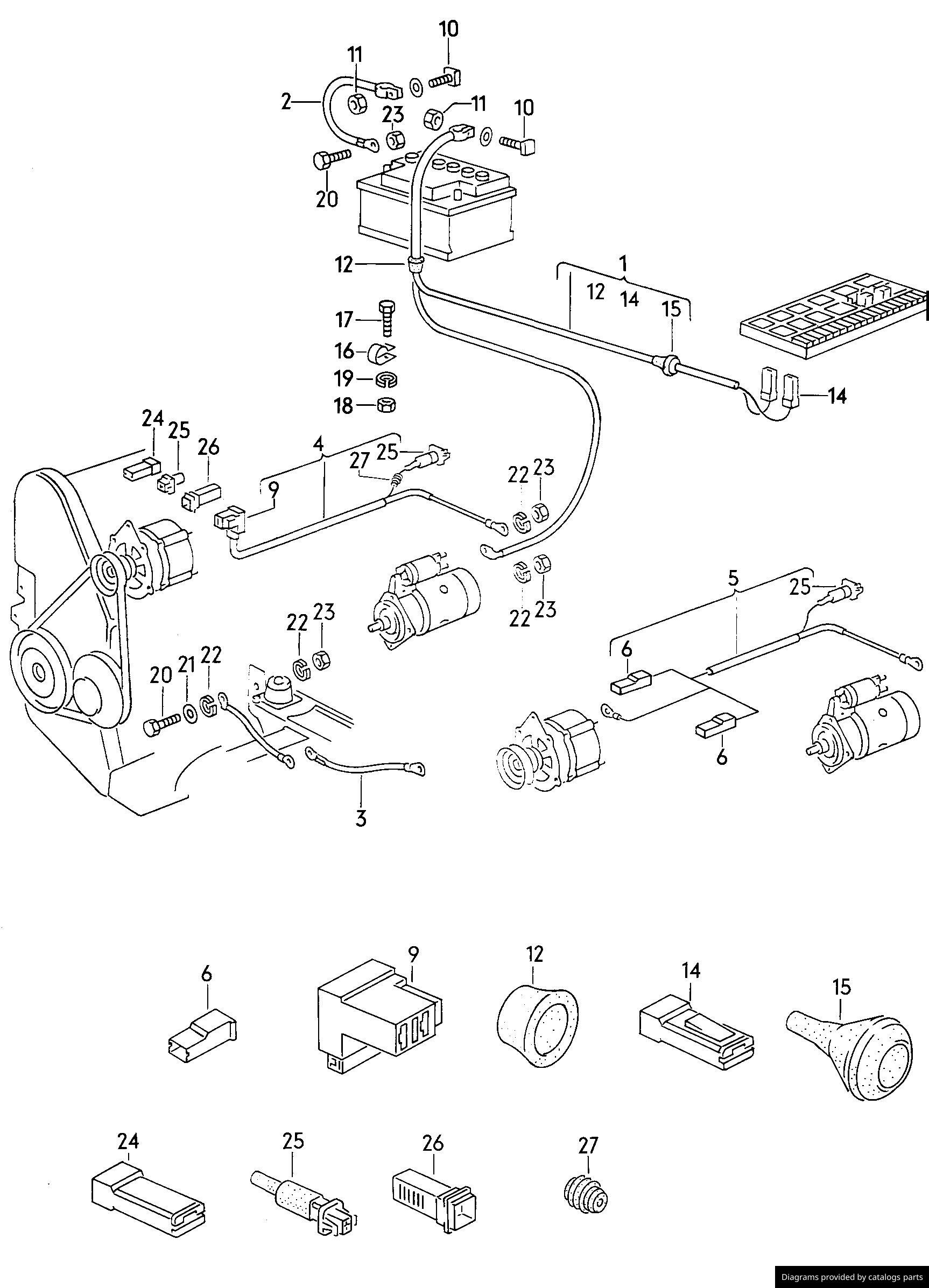 Car part diagram