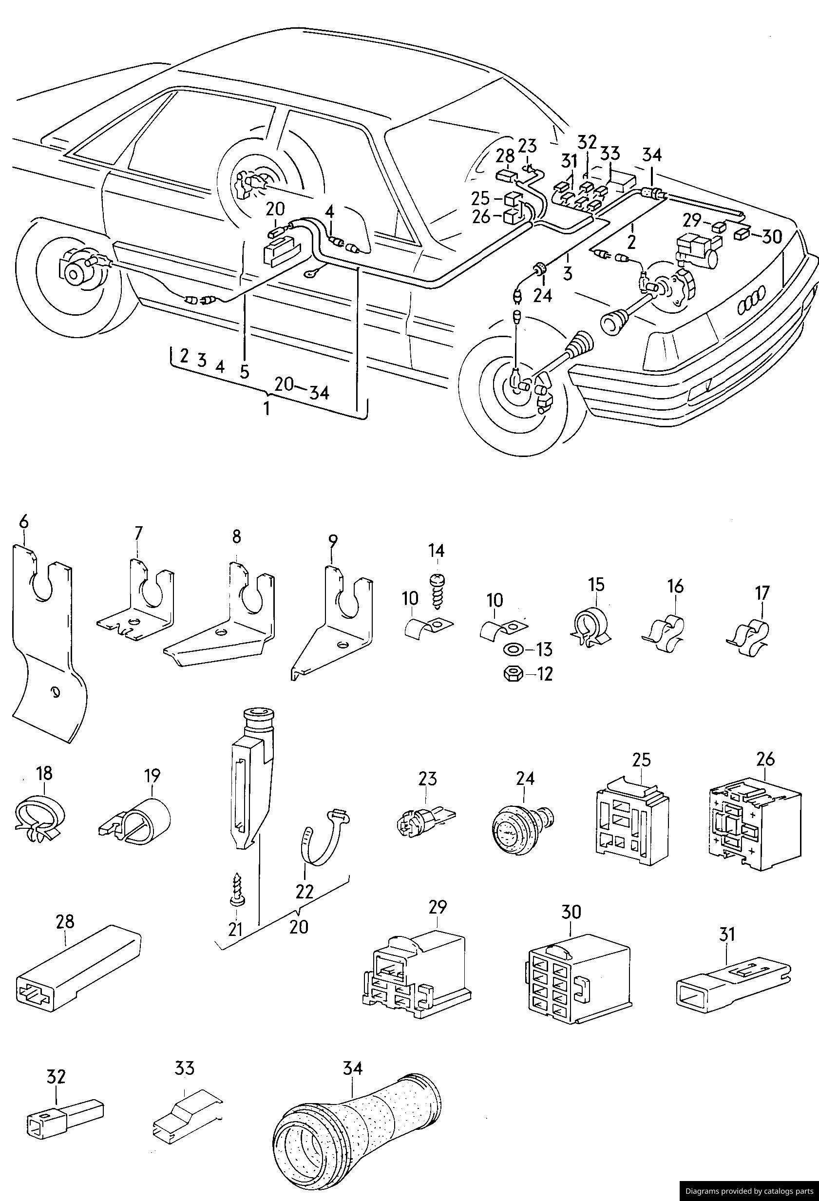 Car part diagram