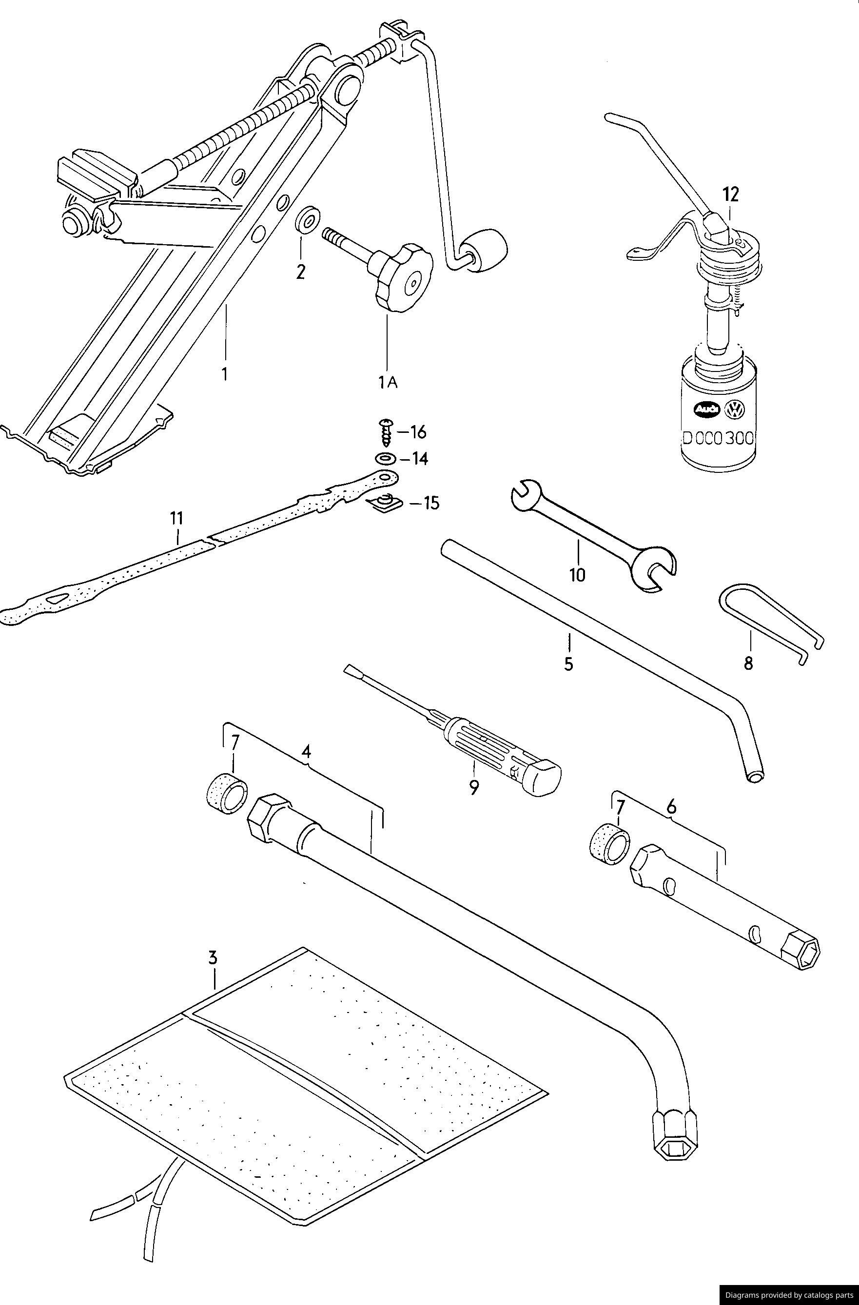 Car part diagram