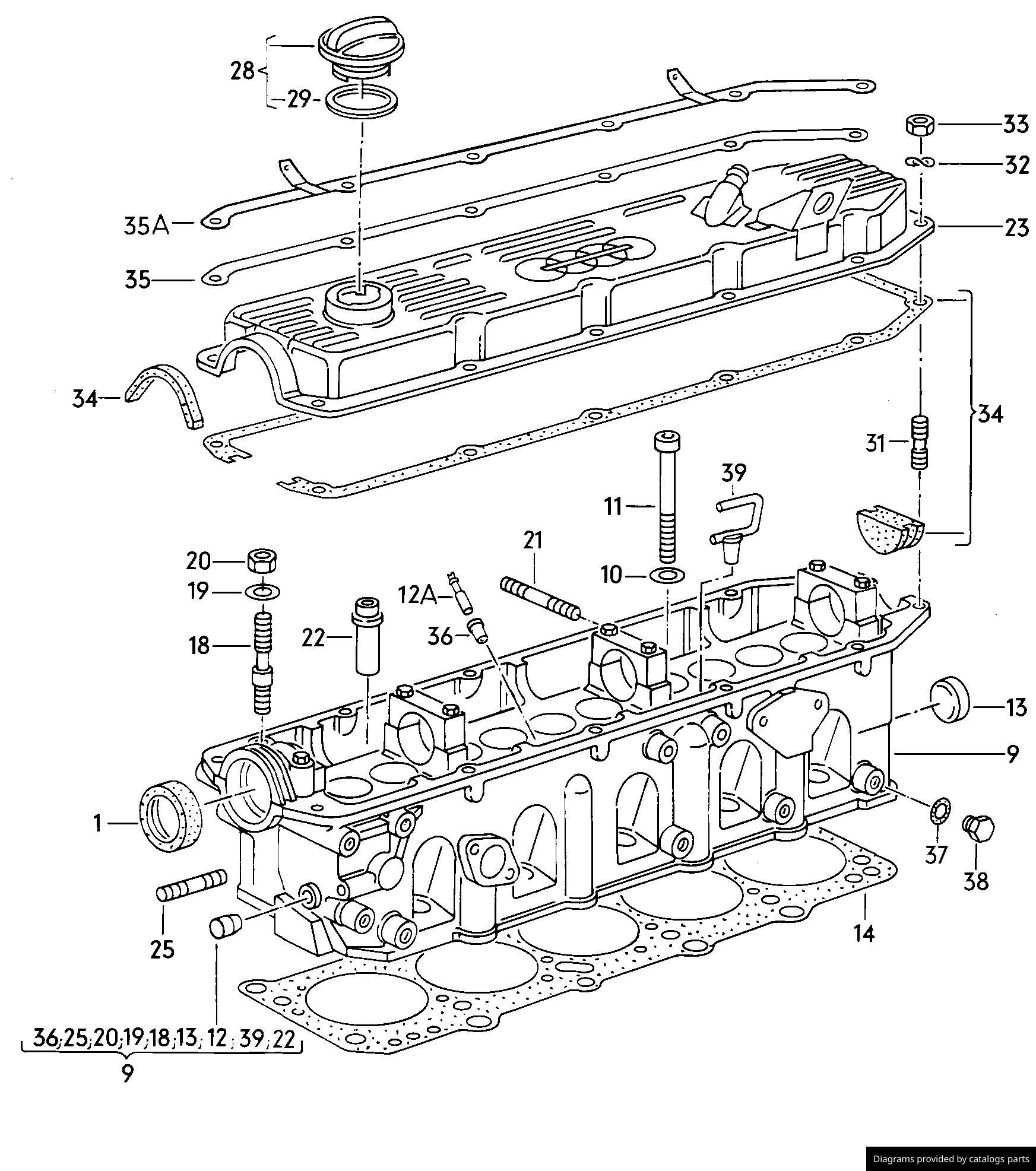 Car part diagram