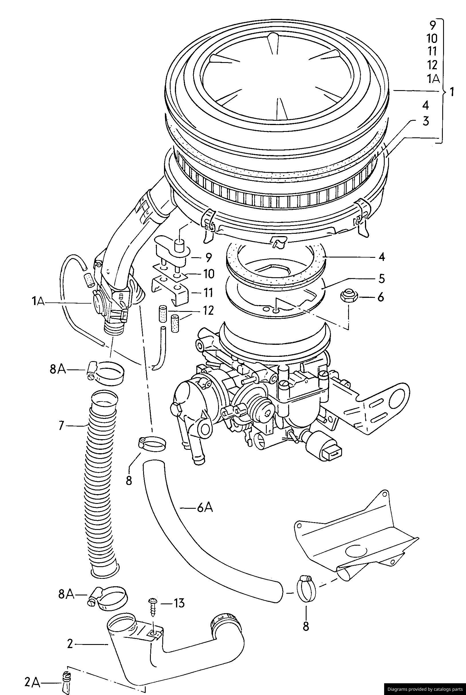 Car part diagram