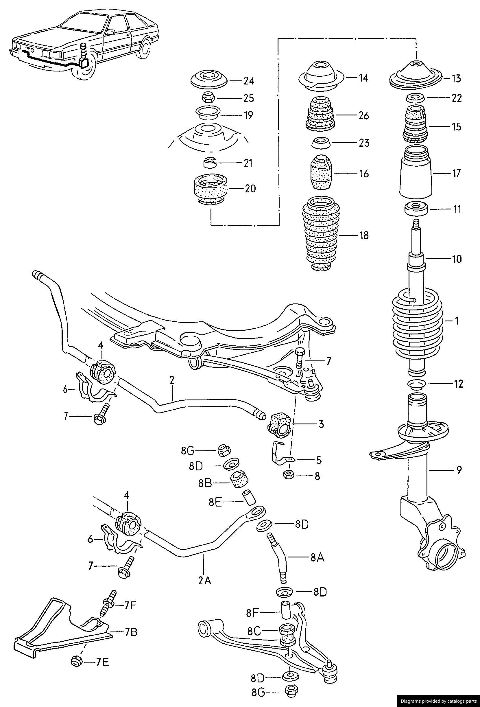 Car part diagram