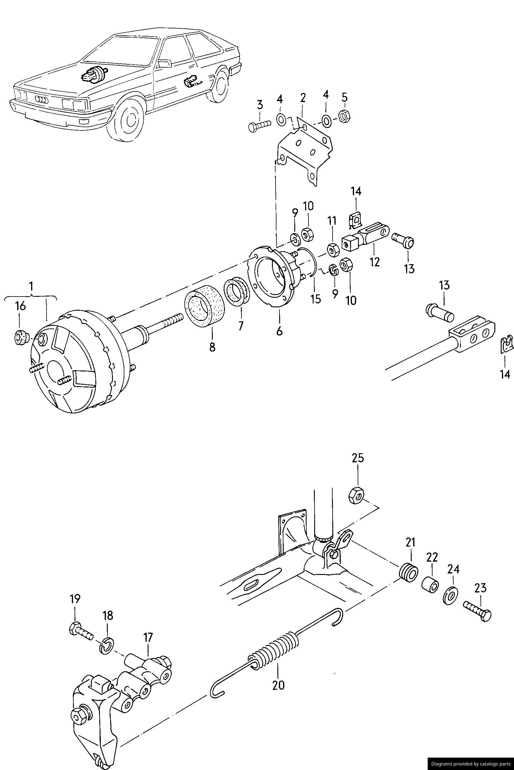 Car part diagram