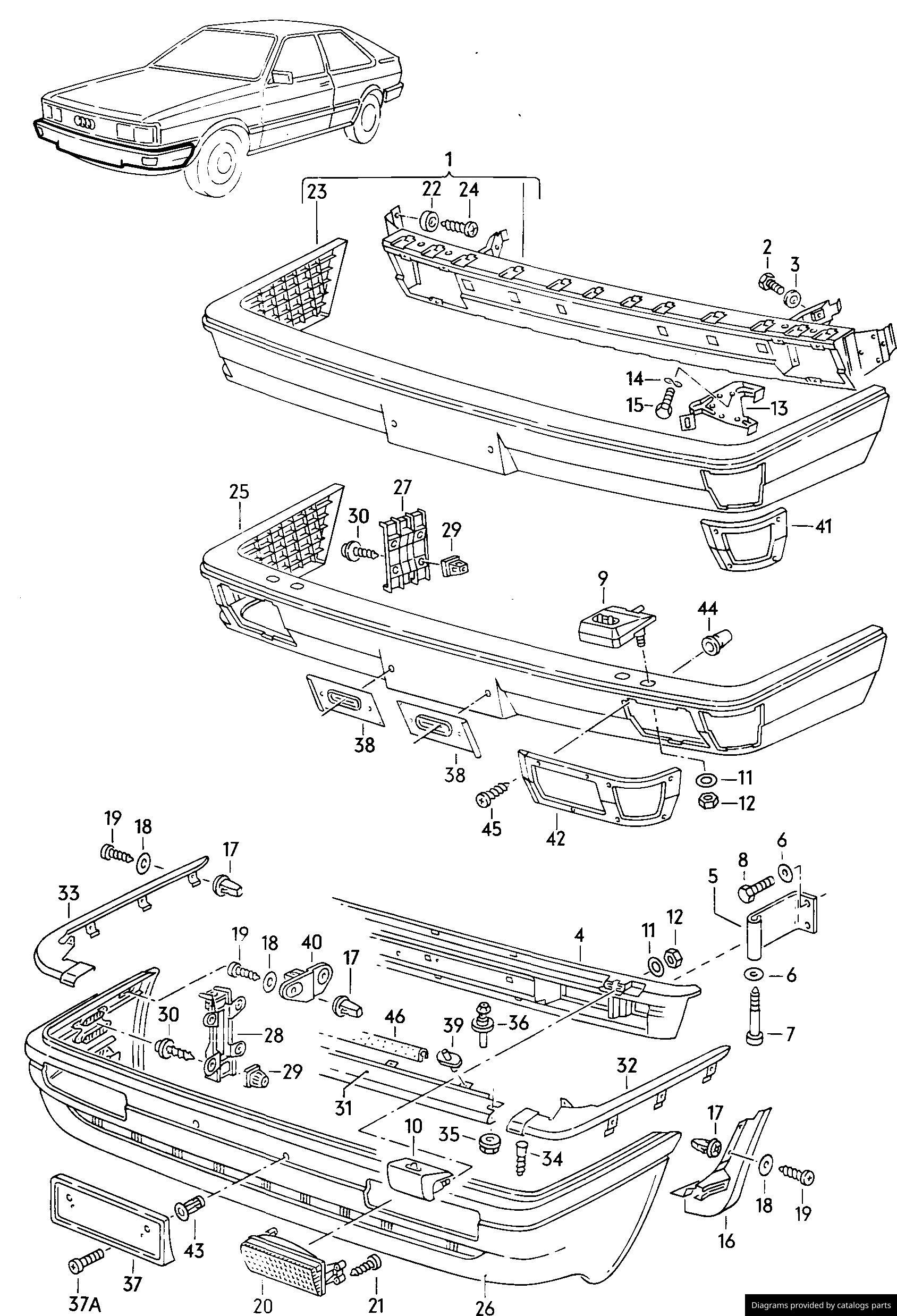 Car part diagram