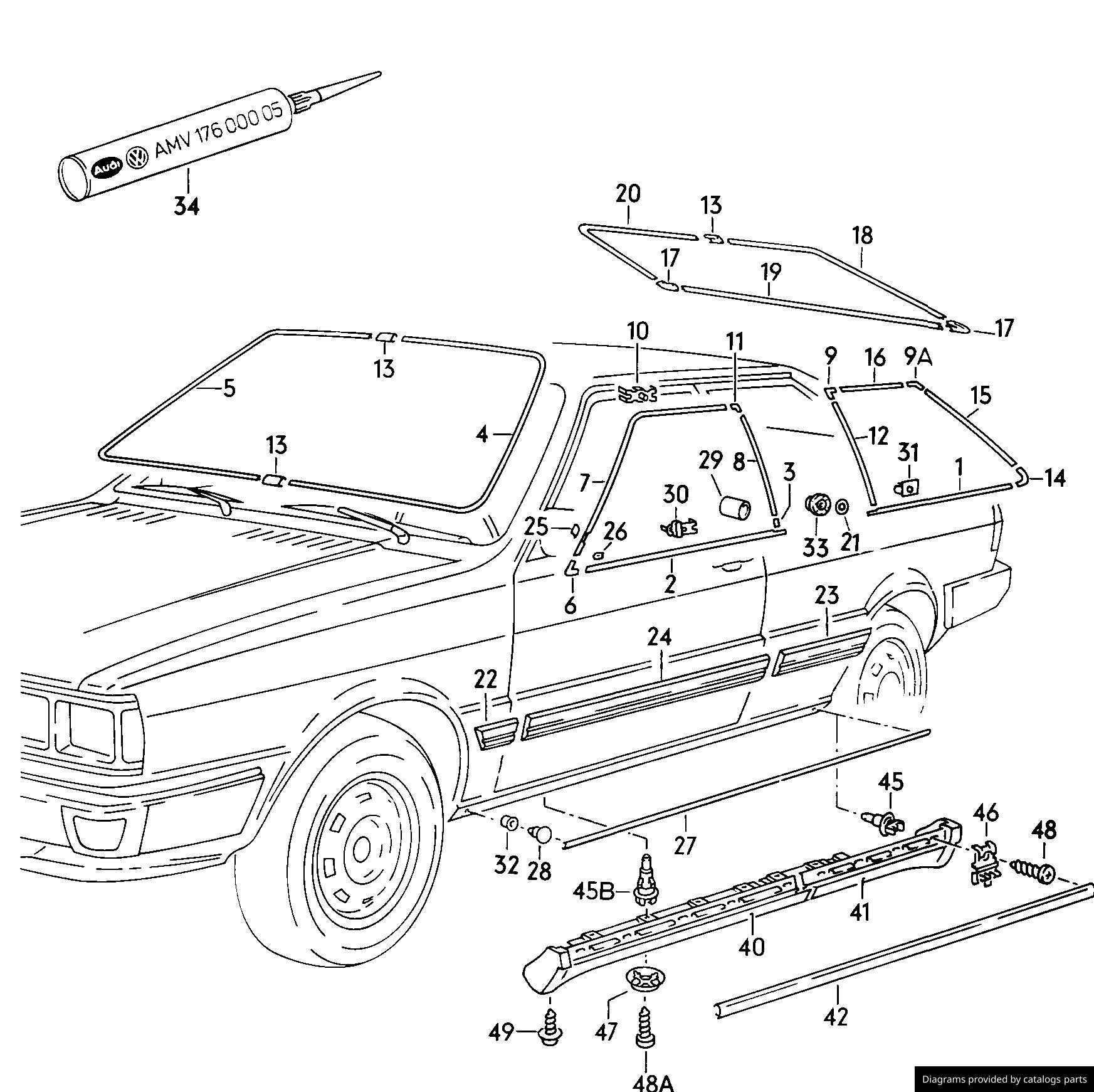 Car part diagram