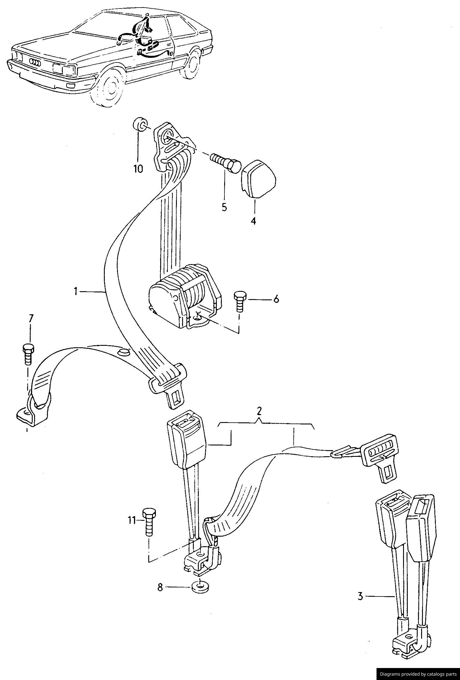 Car part diagram
