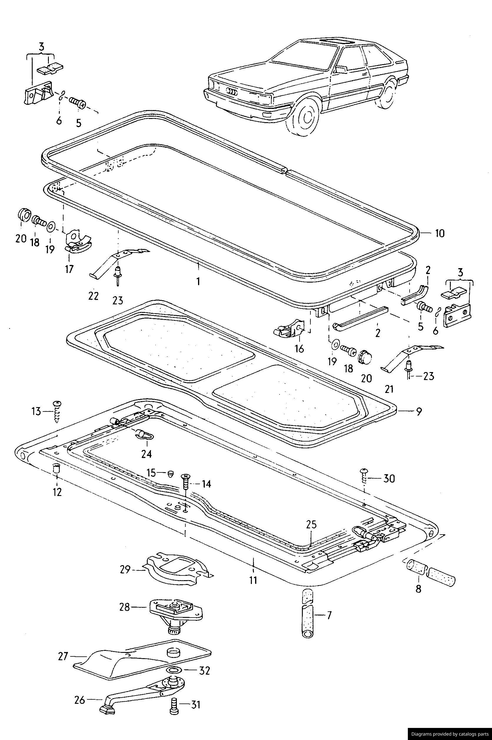 Car part diagram