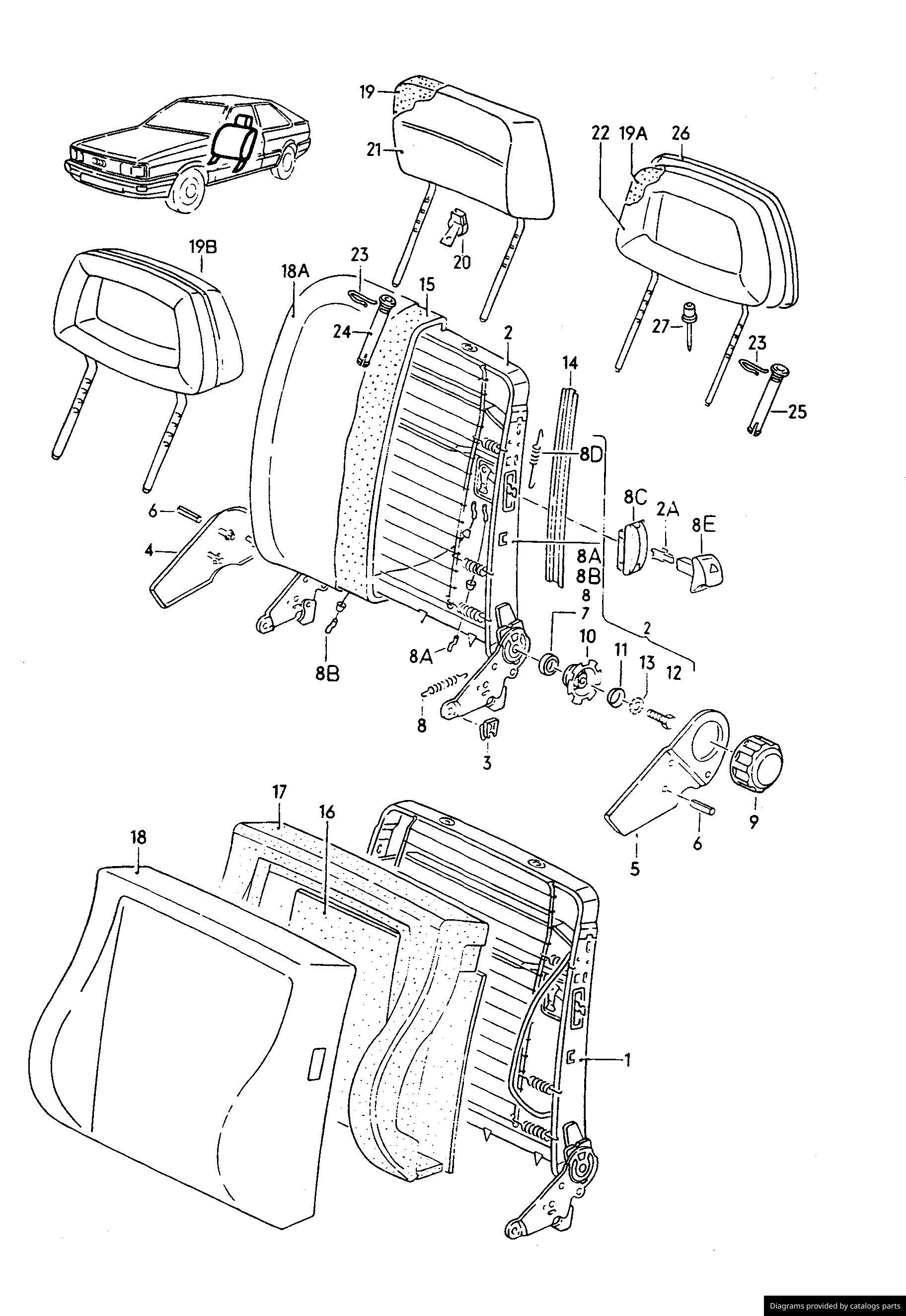 Car part diagram