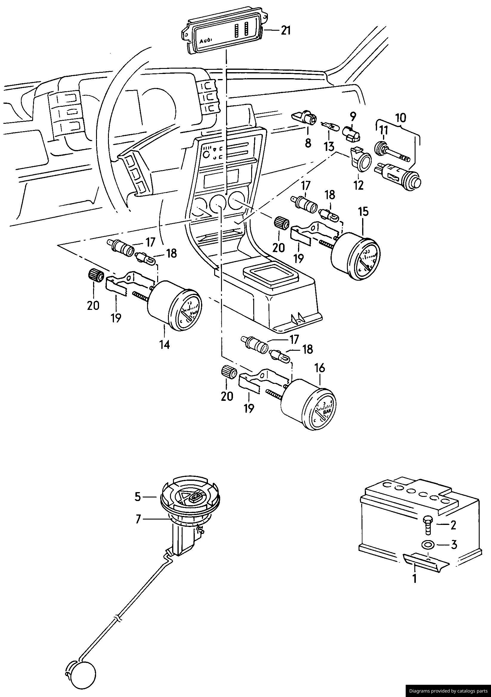 Car part diagram