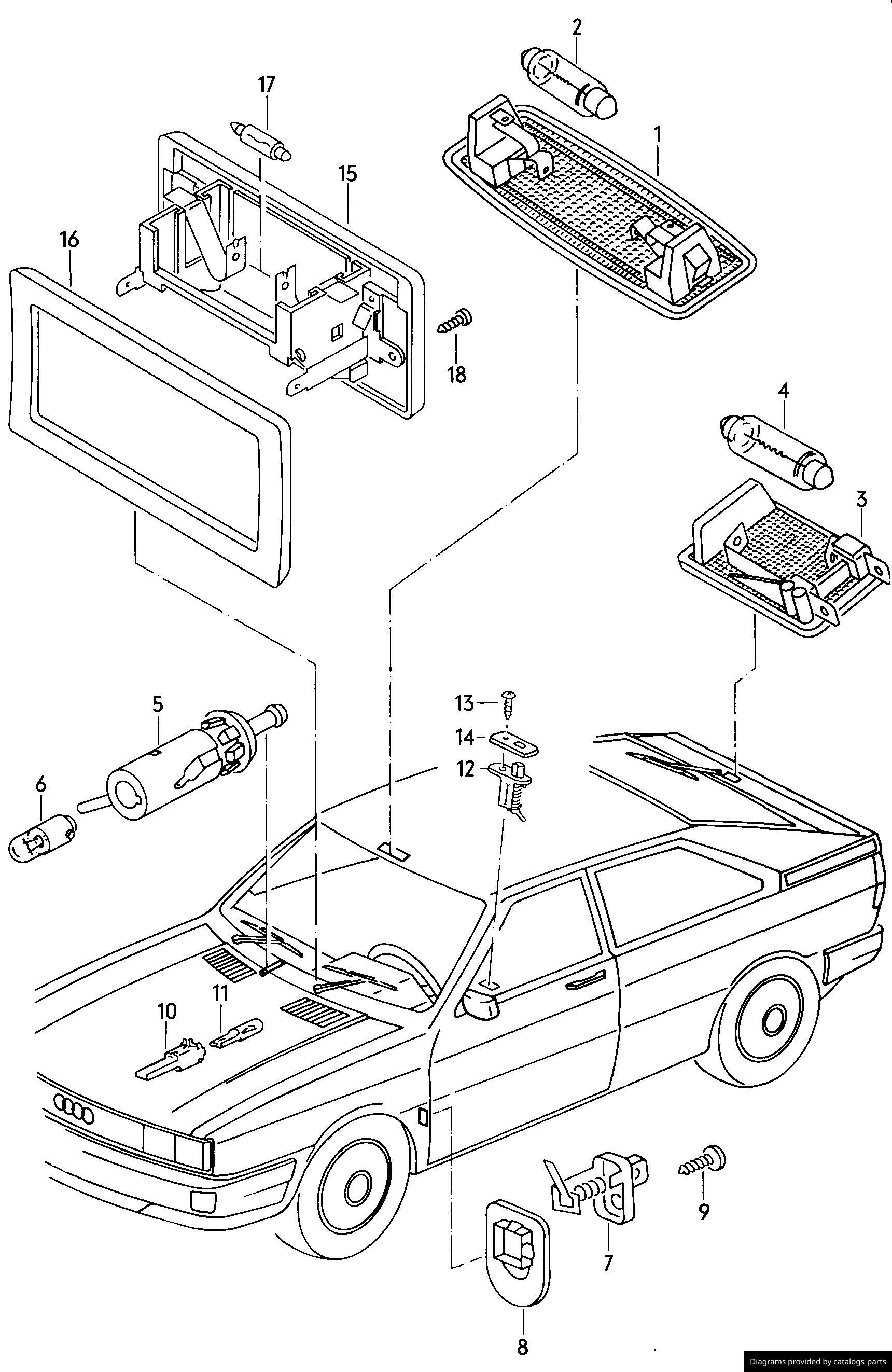 Car part diagram