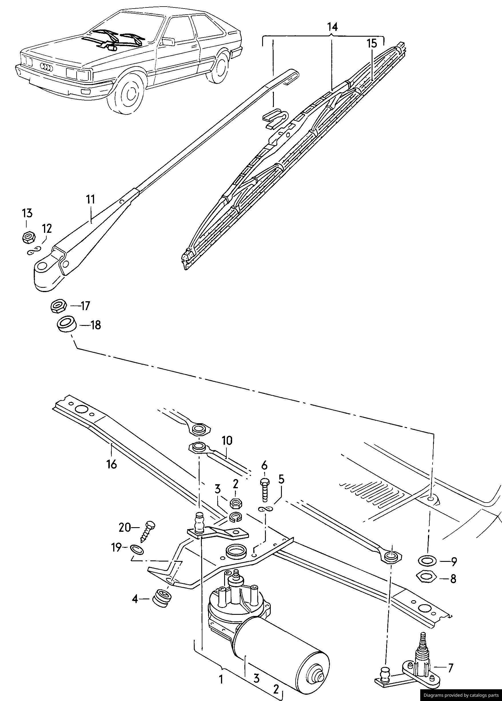 Car part diagram