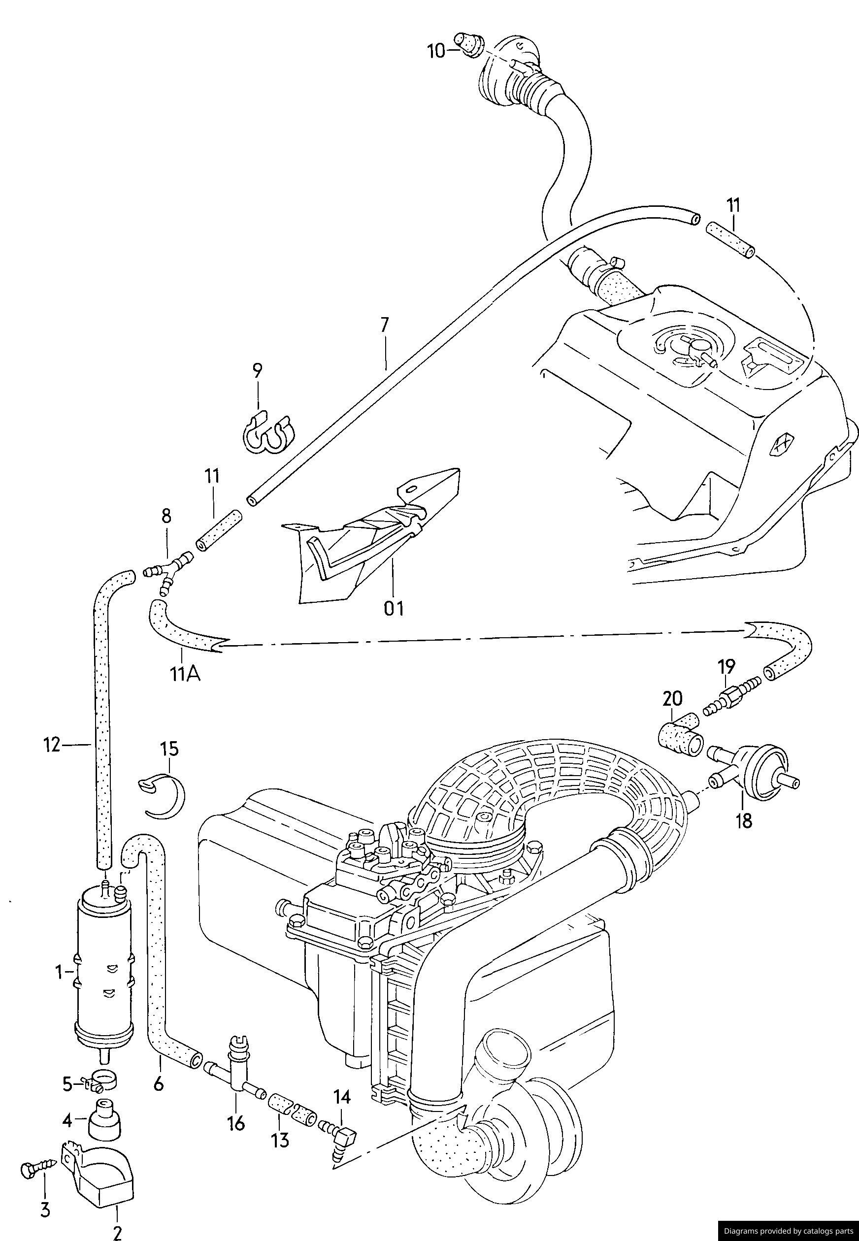 Car part diagram