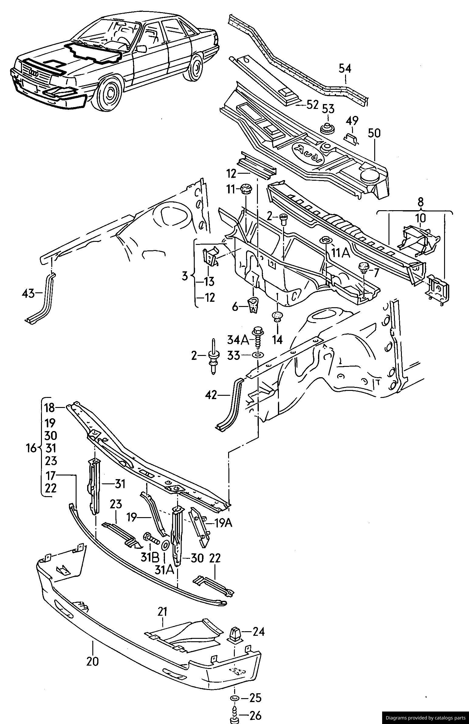 Car part diagram